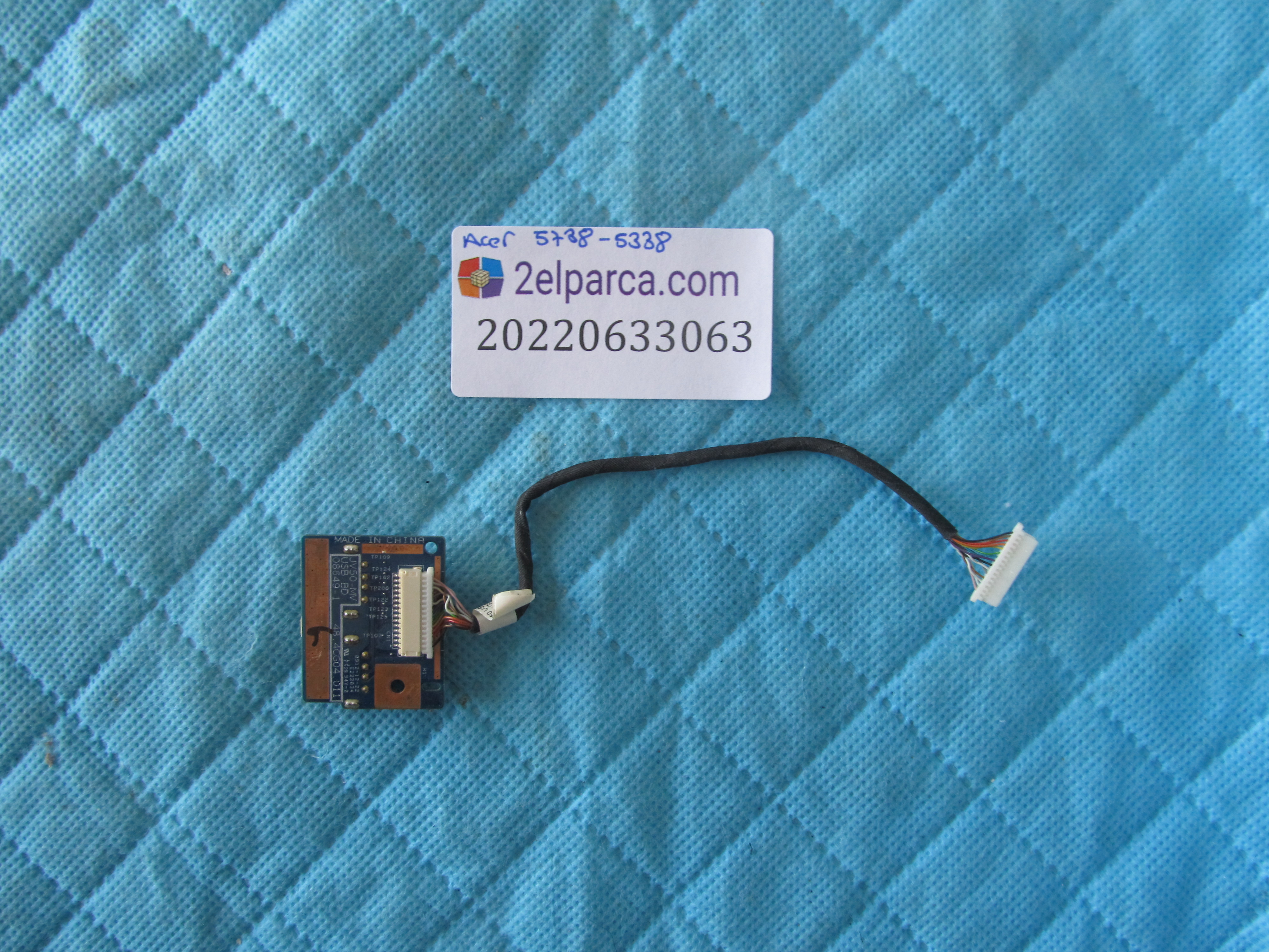 ACER Acer 5738 tetik karti flex dahil orjinal ürün küçük görsel 2