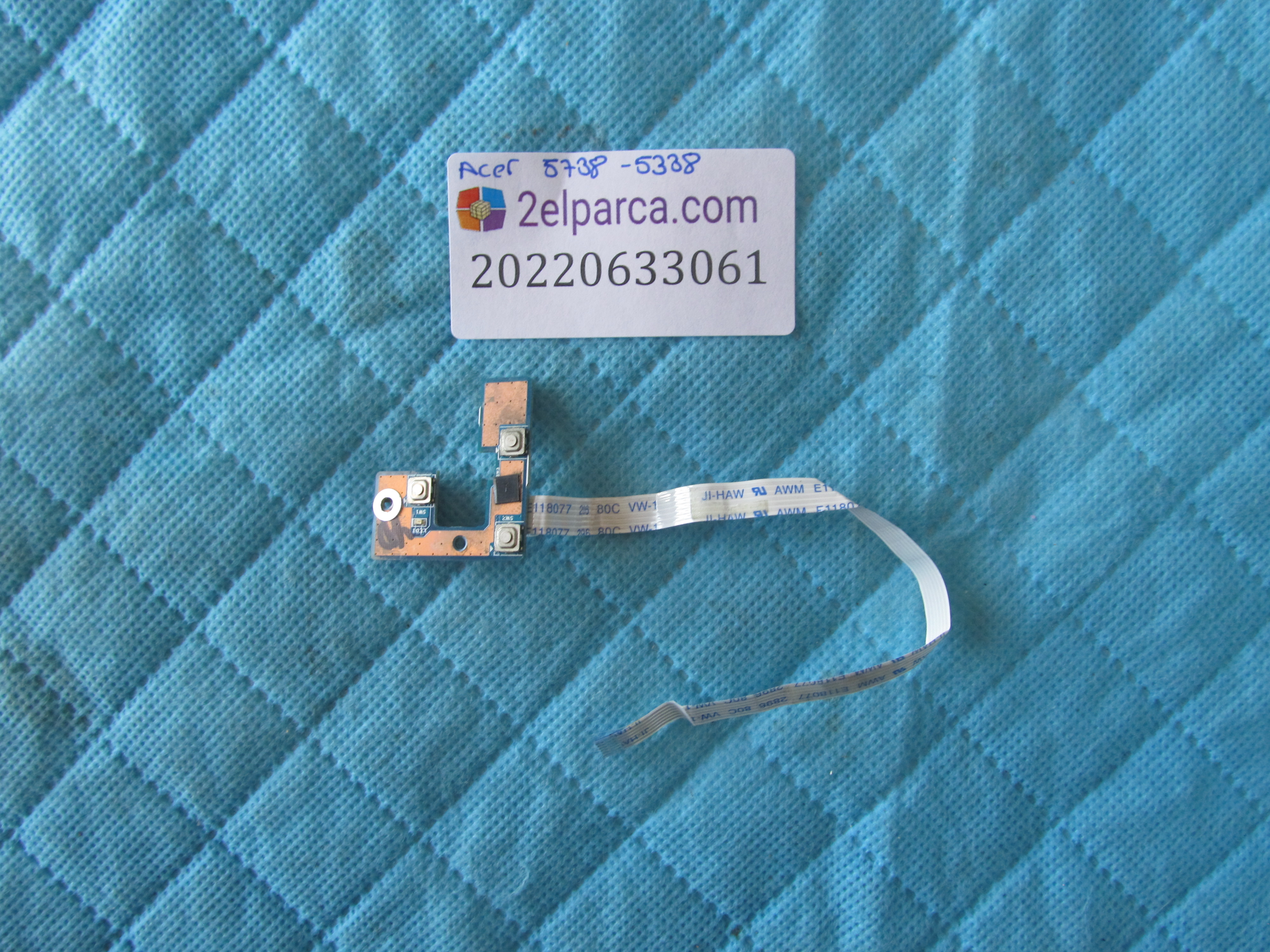 ACER Acer 5738 tetik karti flex dahil orjinal ürün küçük görsel 2