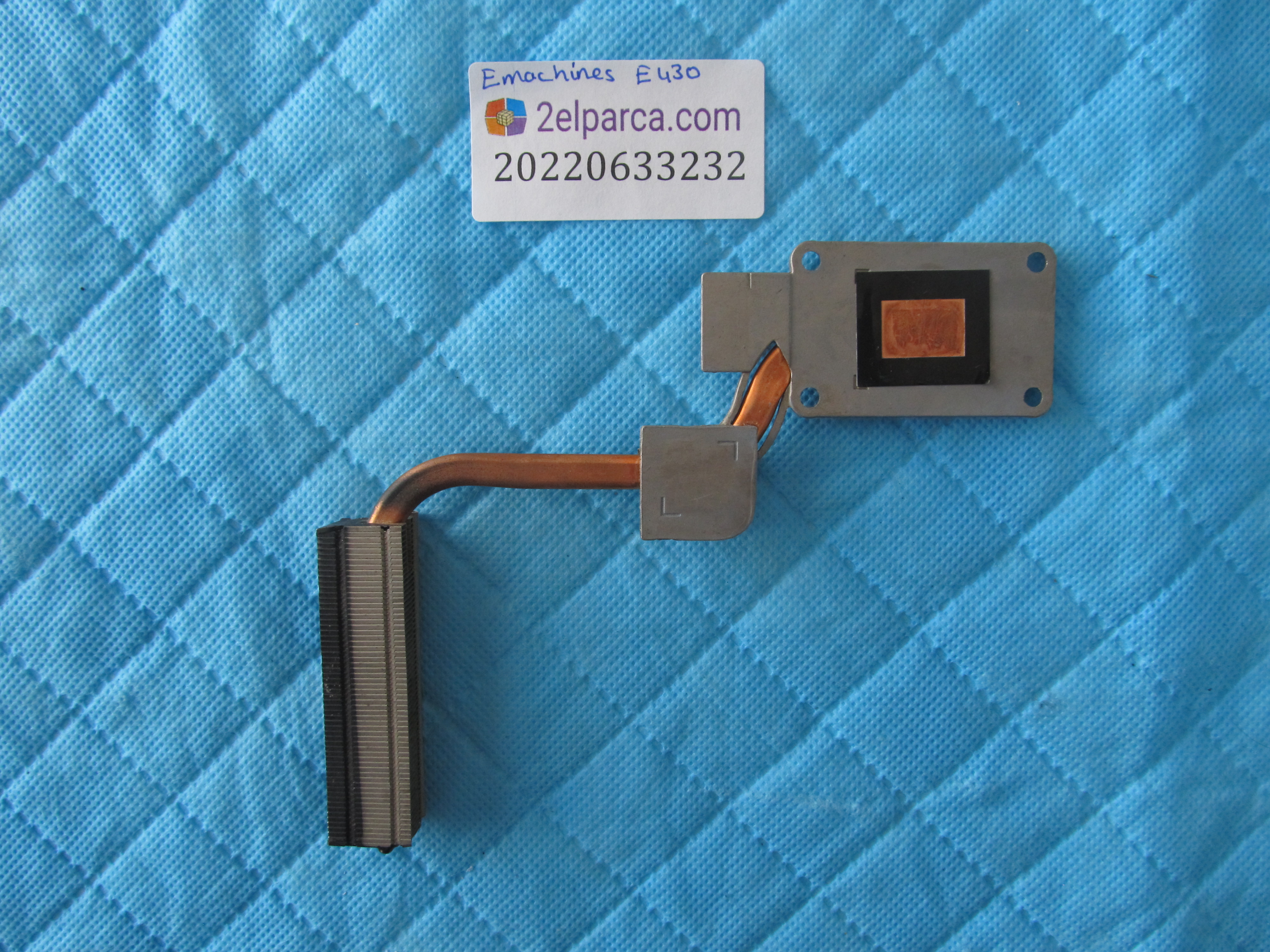 EMACHİNES Emachines e430 sogutucu bakir heatsink orjinal ürün küçük görsel 2