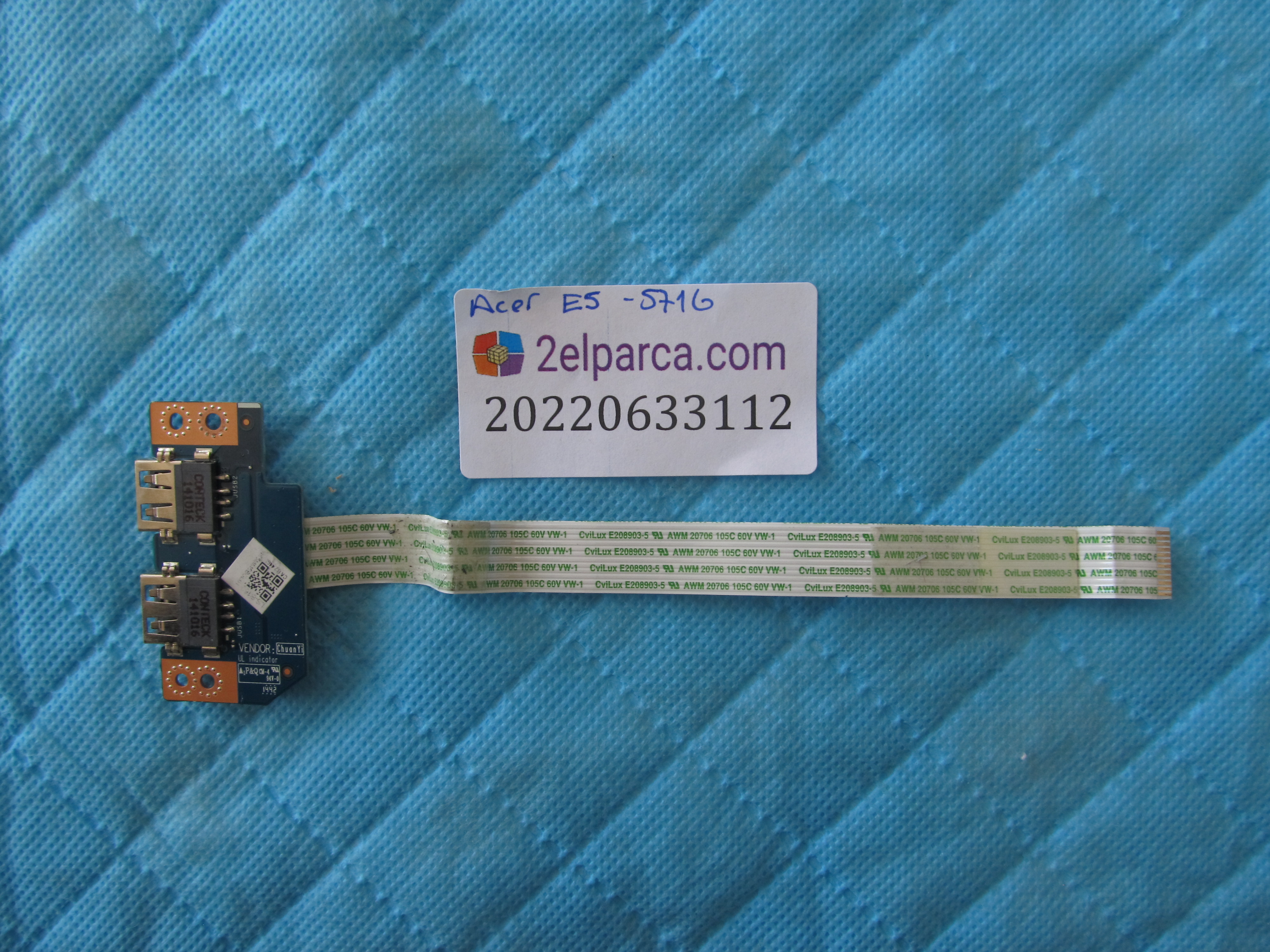 ACER Acer e5-571g usb kart flex dahil orjinal ürün küçük görsel 2
