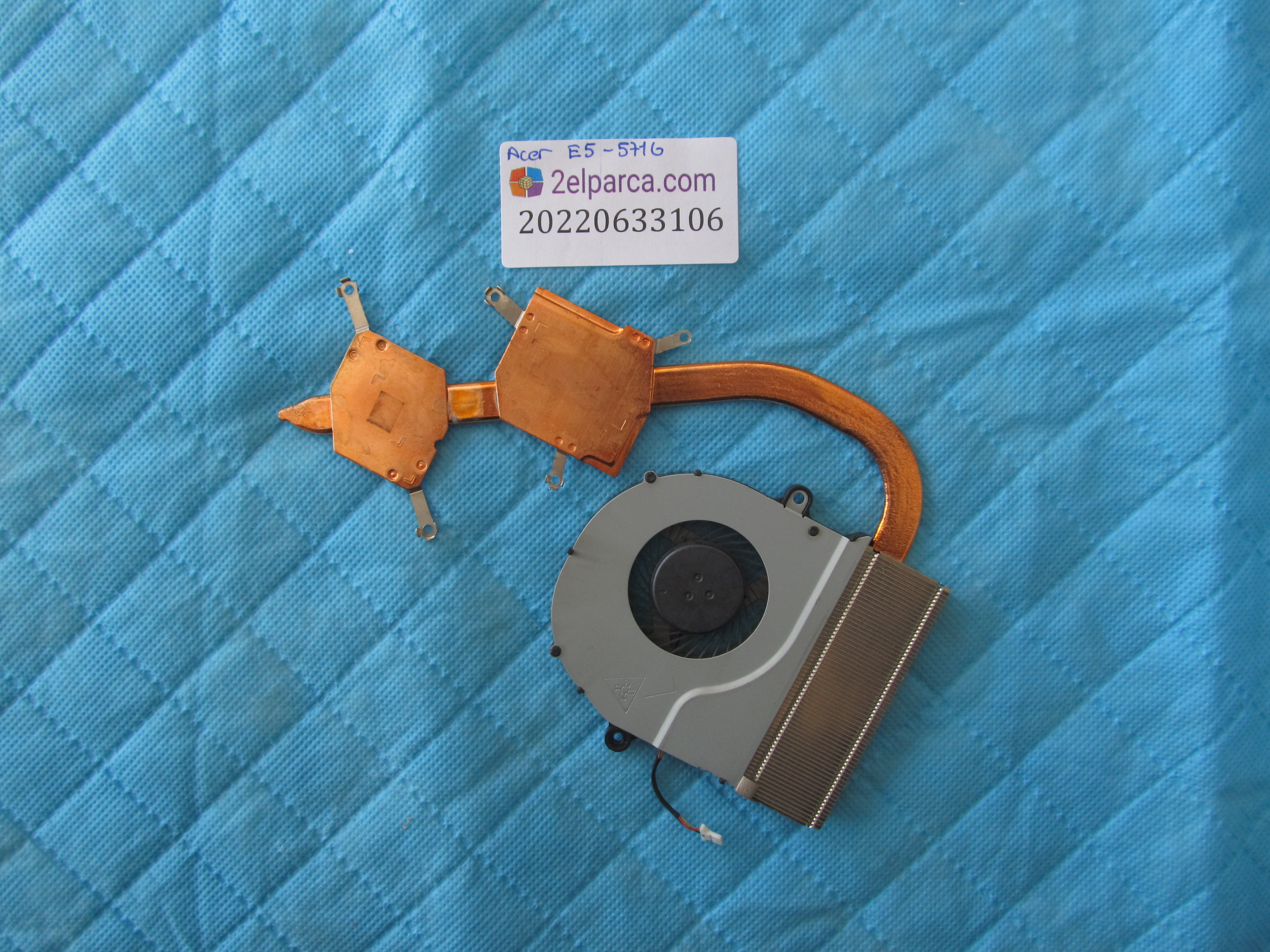 ACER Acer e5-571g fan soğutucu bakir heatsink orjinal ürün küçük görsel 2