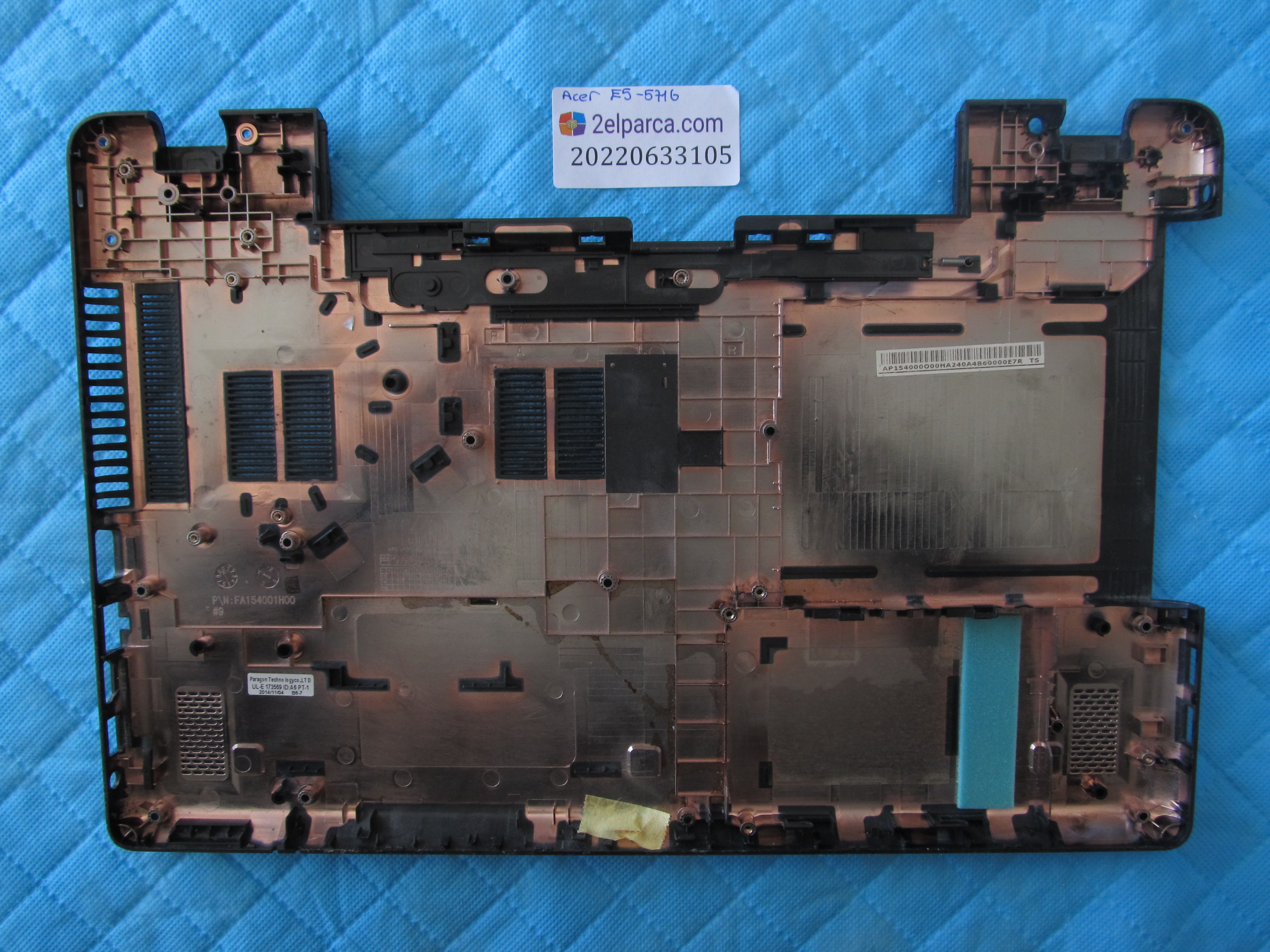 ACER Acer e5-571g alt kasa (4 vida yeri tamirli) orjinal ürün küçük görsel 2
