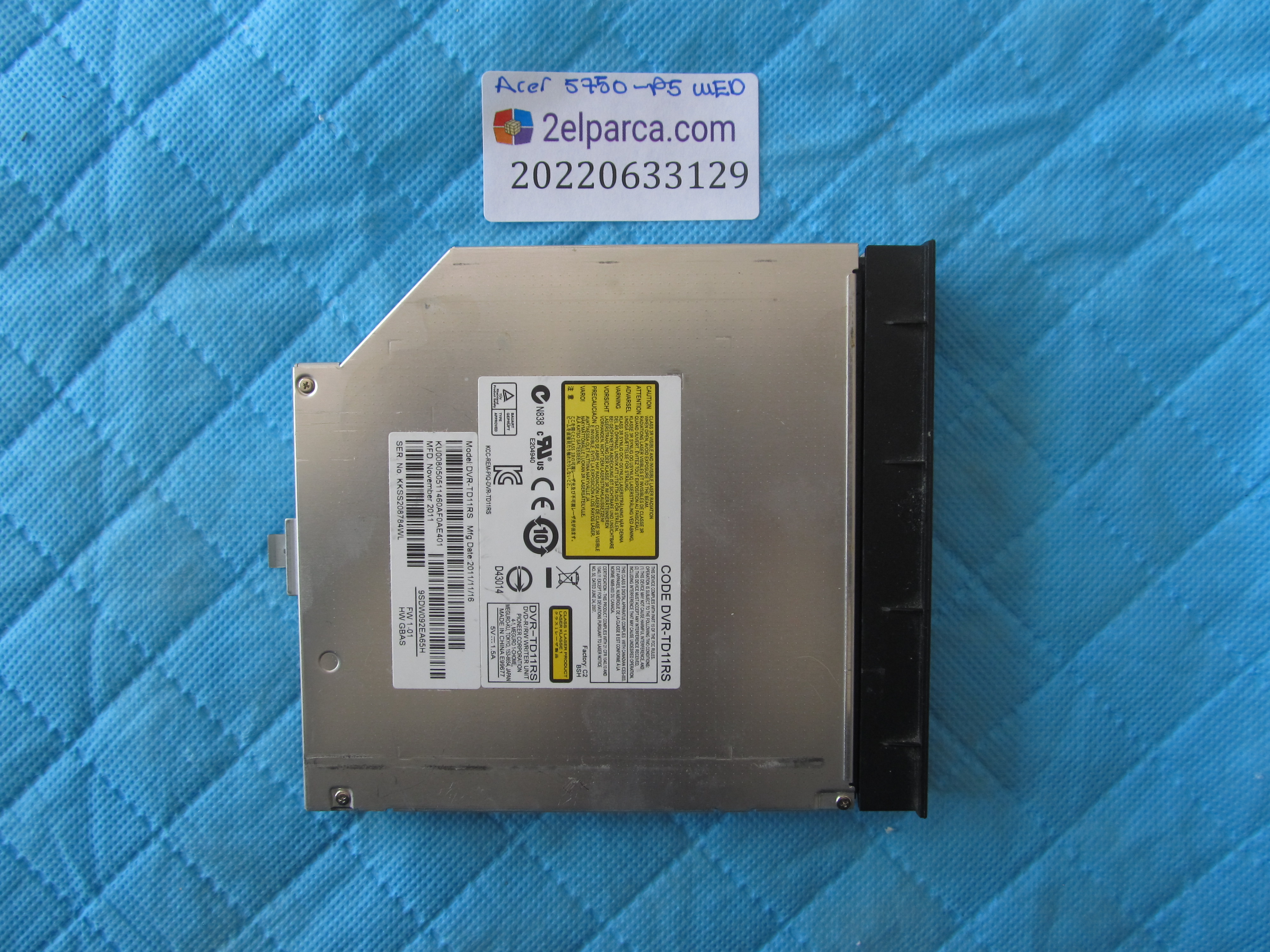 ACER Acer 5750g dvd yazici orjinal ürün küçük görsel 2