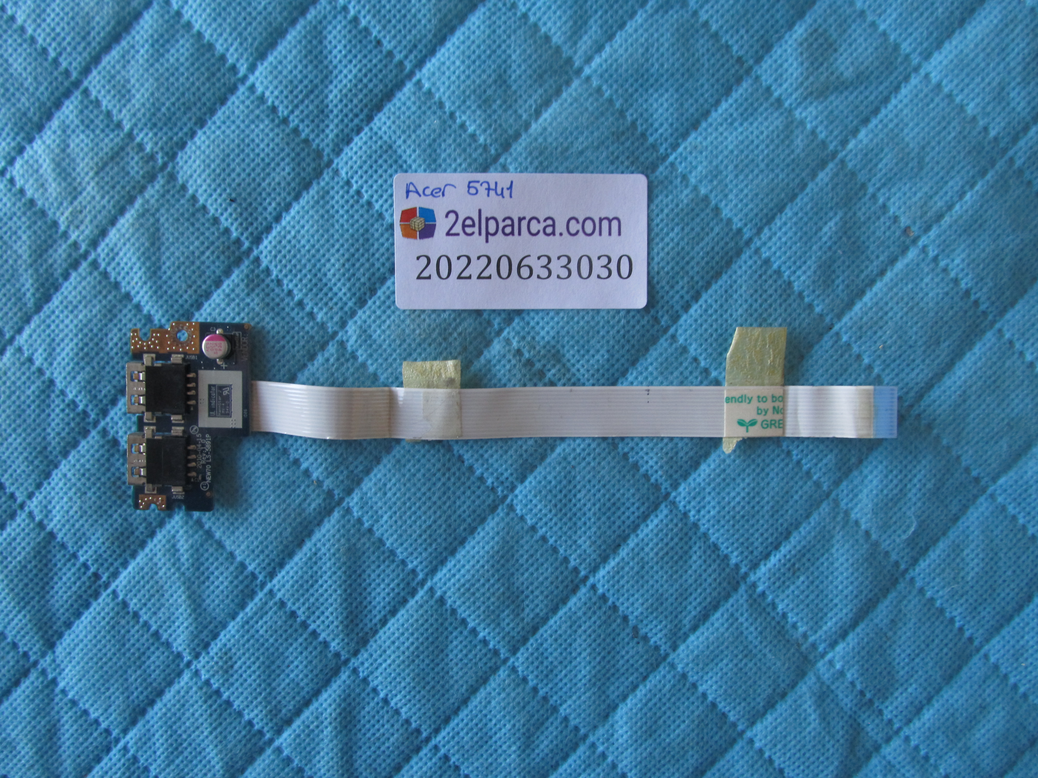 ACER Acer 5741 usb kart flex dahil orjinal ürün küçük görsel 2