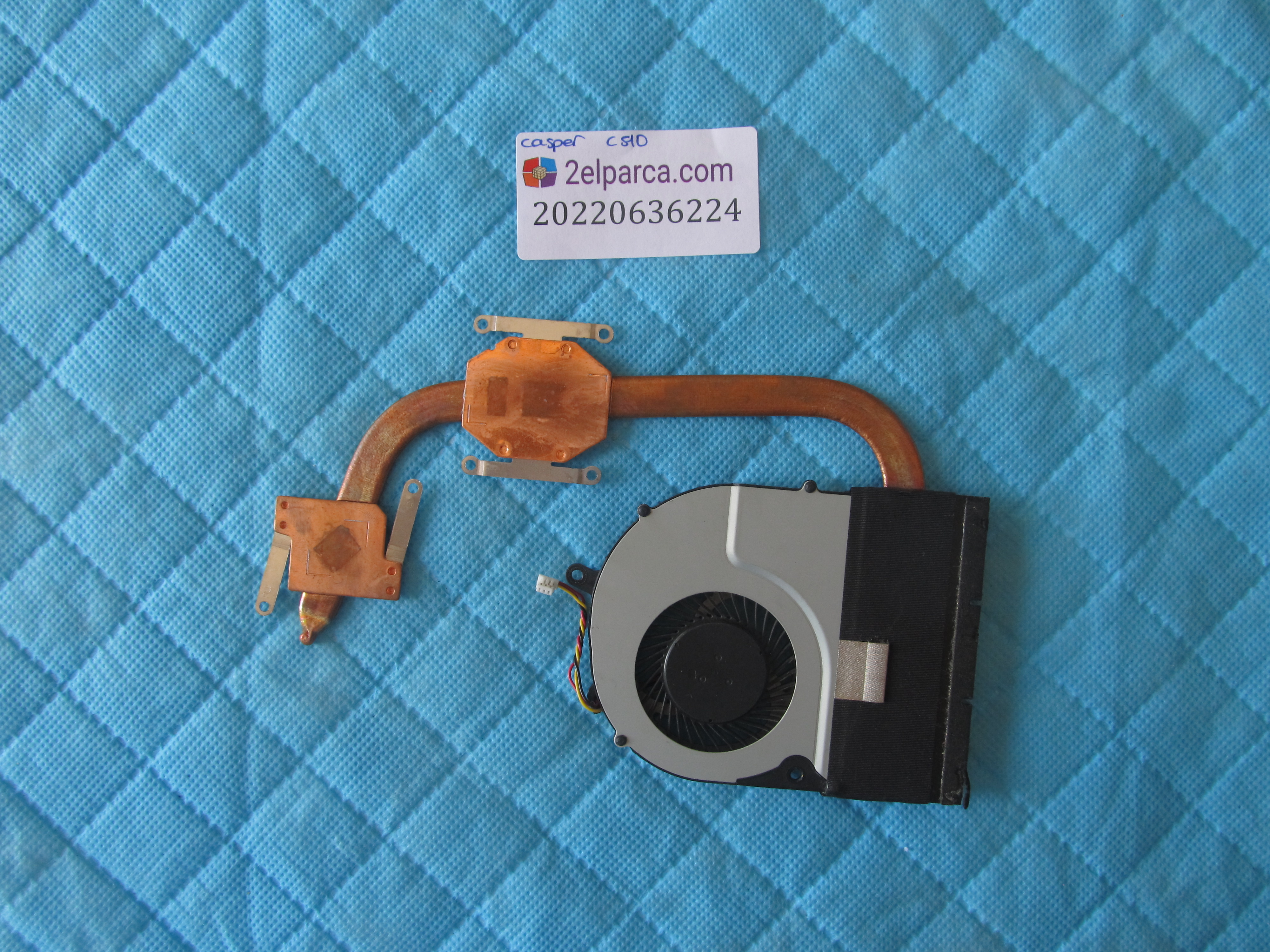 CASPER Casper c510 fan bakir soğutucu (heatsink) orjinal ürün küçük görsel 2
