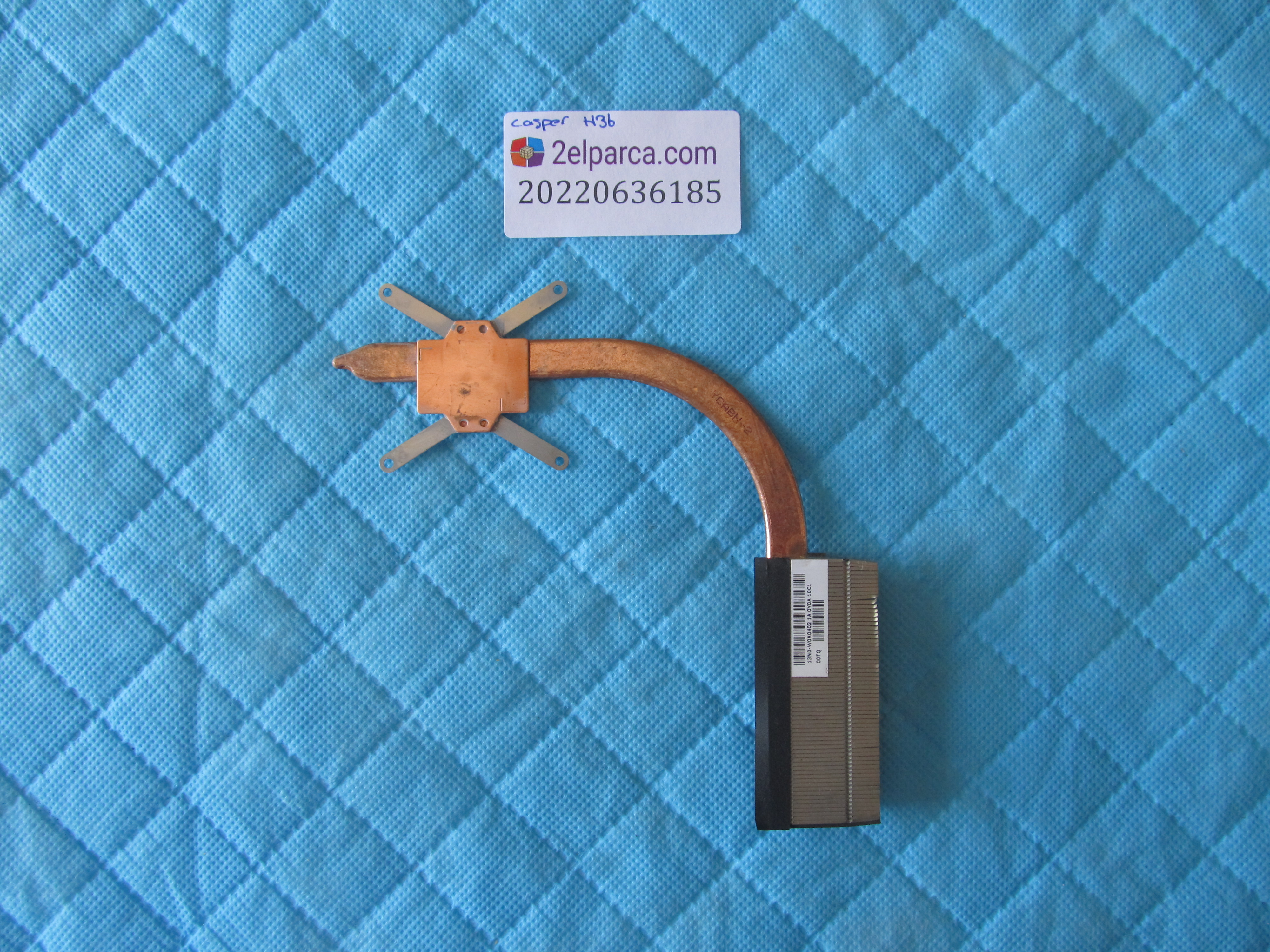 CASPER Casper h36 bakir soğutucu (heatsink) (onboard) orjinal ürün küçük görsel 2