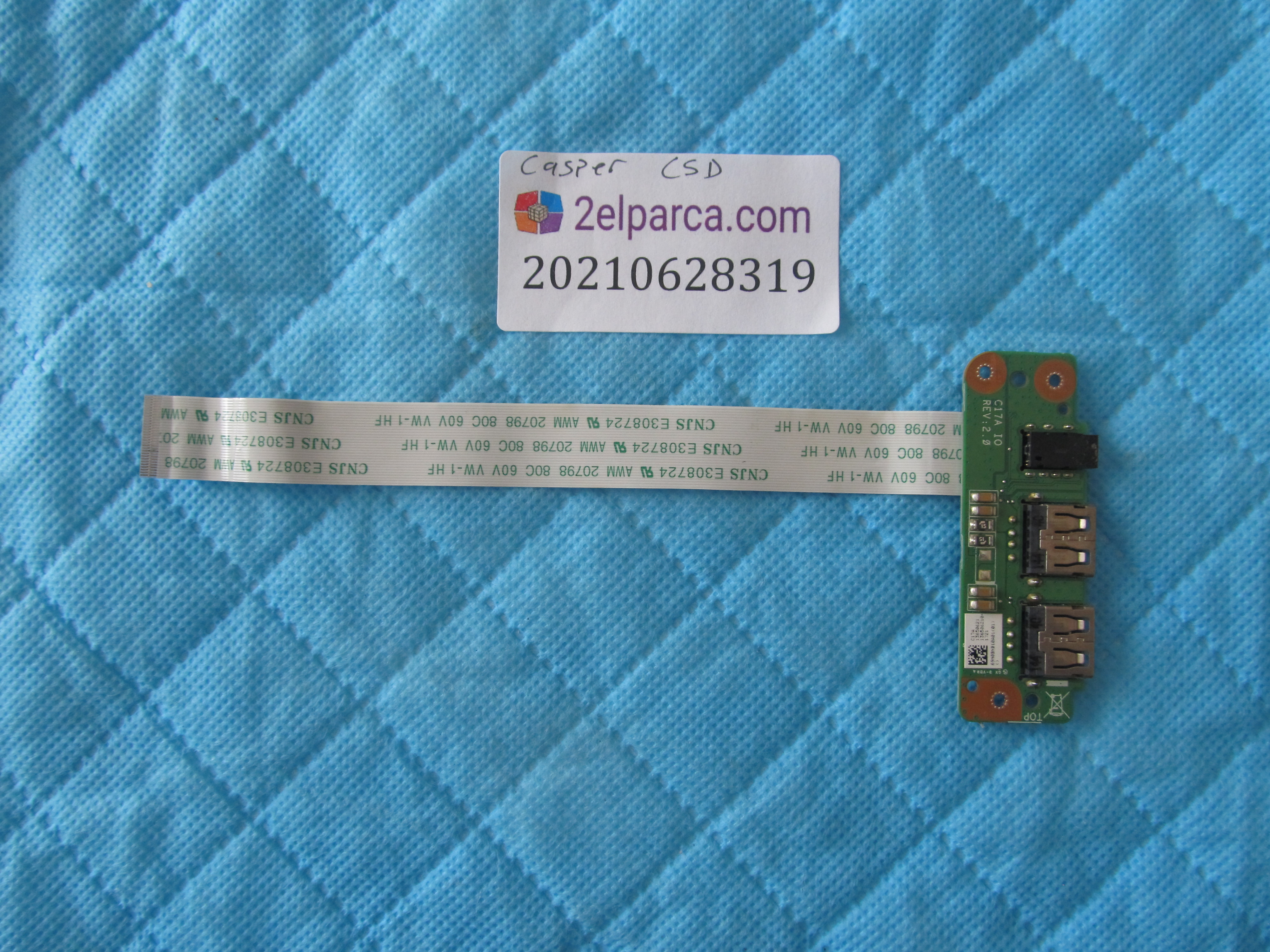 CASPER Casper csd usb ve ses board flex  orjinal ürün küçük görsel 2