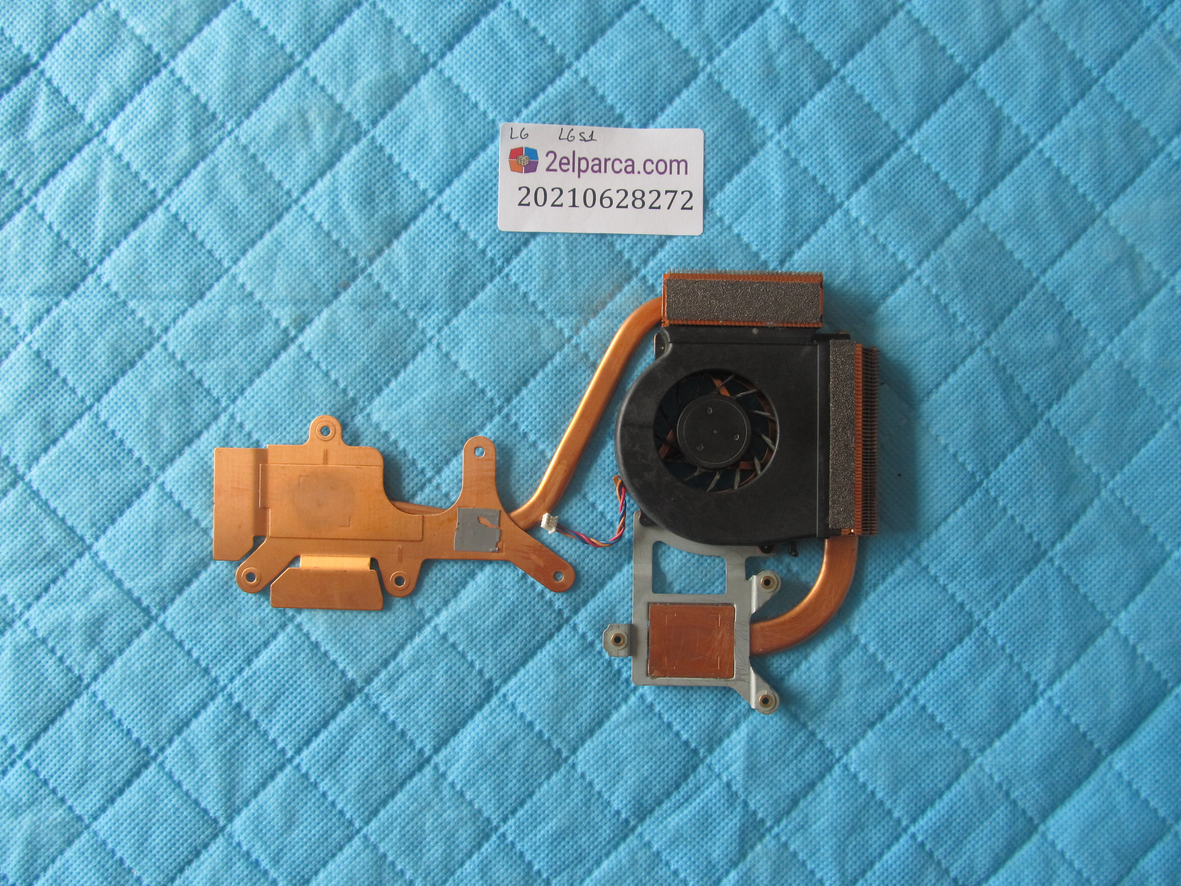 LG Lg lgs1 fan bakir soğutucu (heatsink) küçük görsel 2