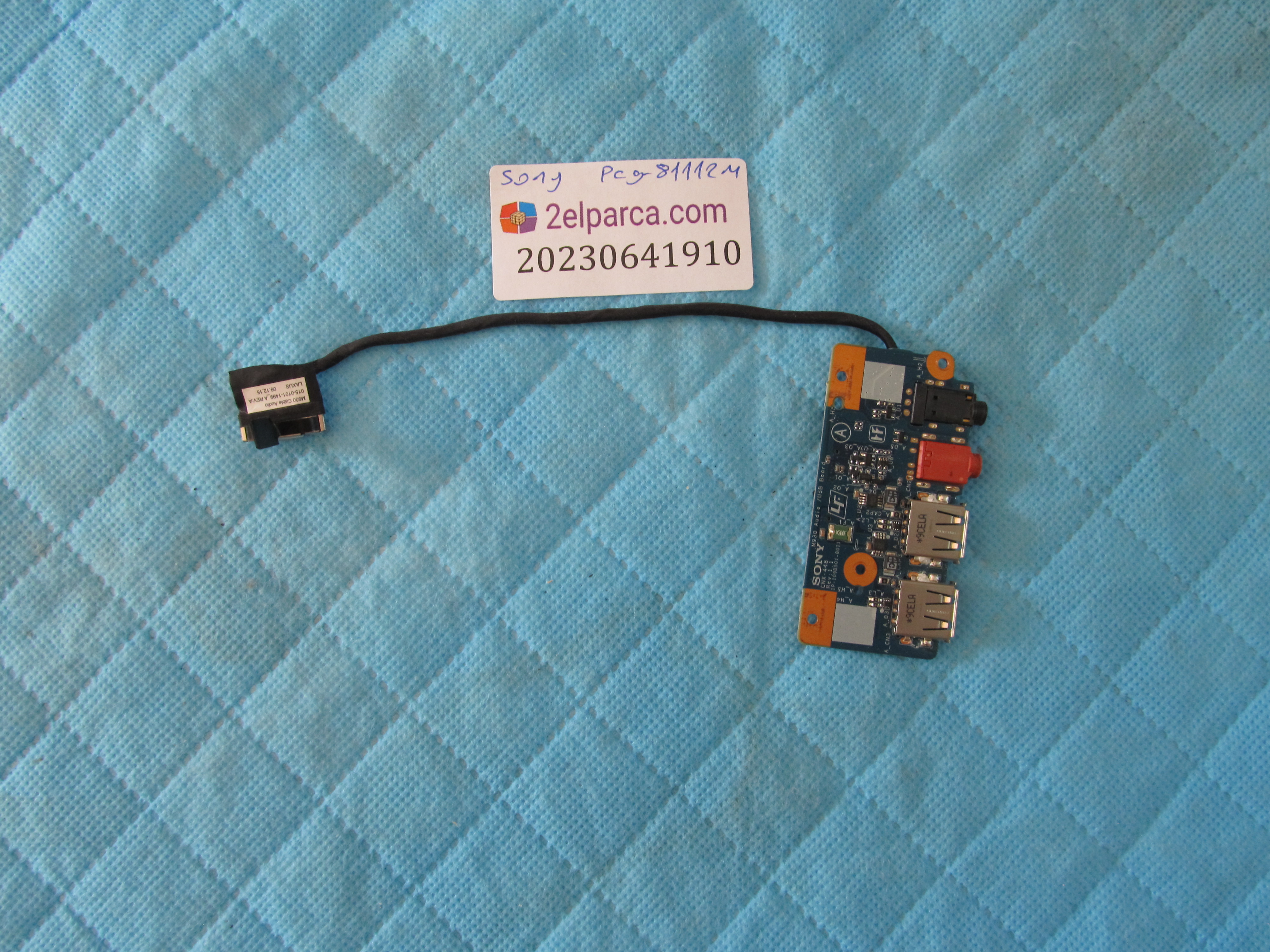 SONY Sony pcg-81112m usb port ses çikiş karti orjinal ürün küçük görsel 2
