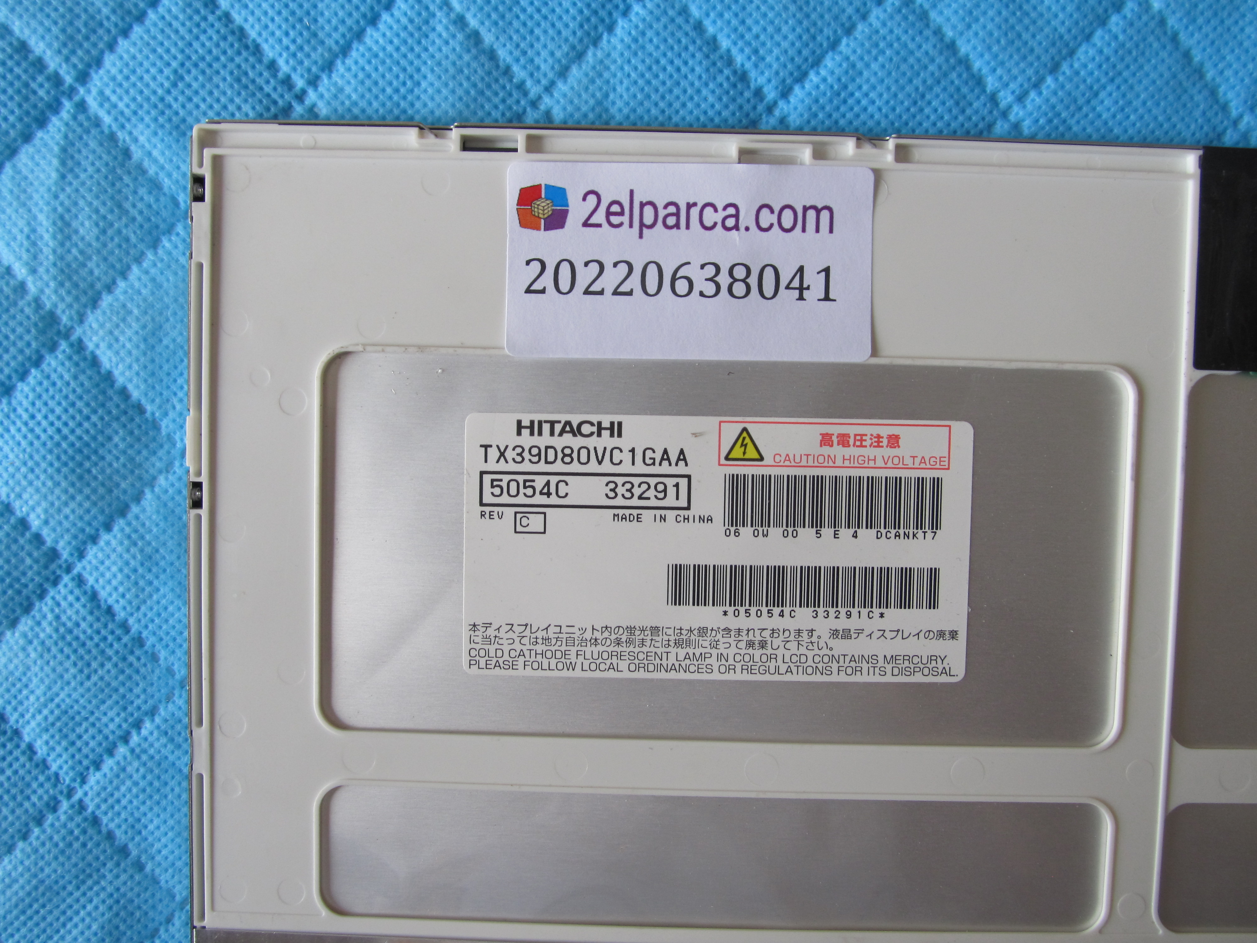 HITACHI Tx39d80vc1gaa ekran 15.4 küçük görsel 2