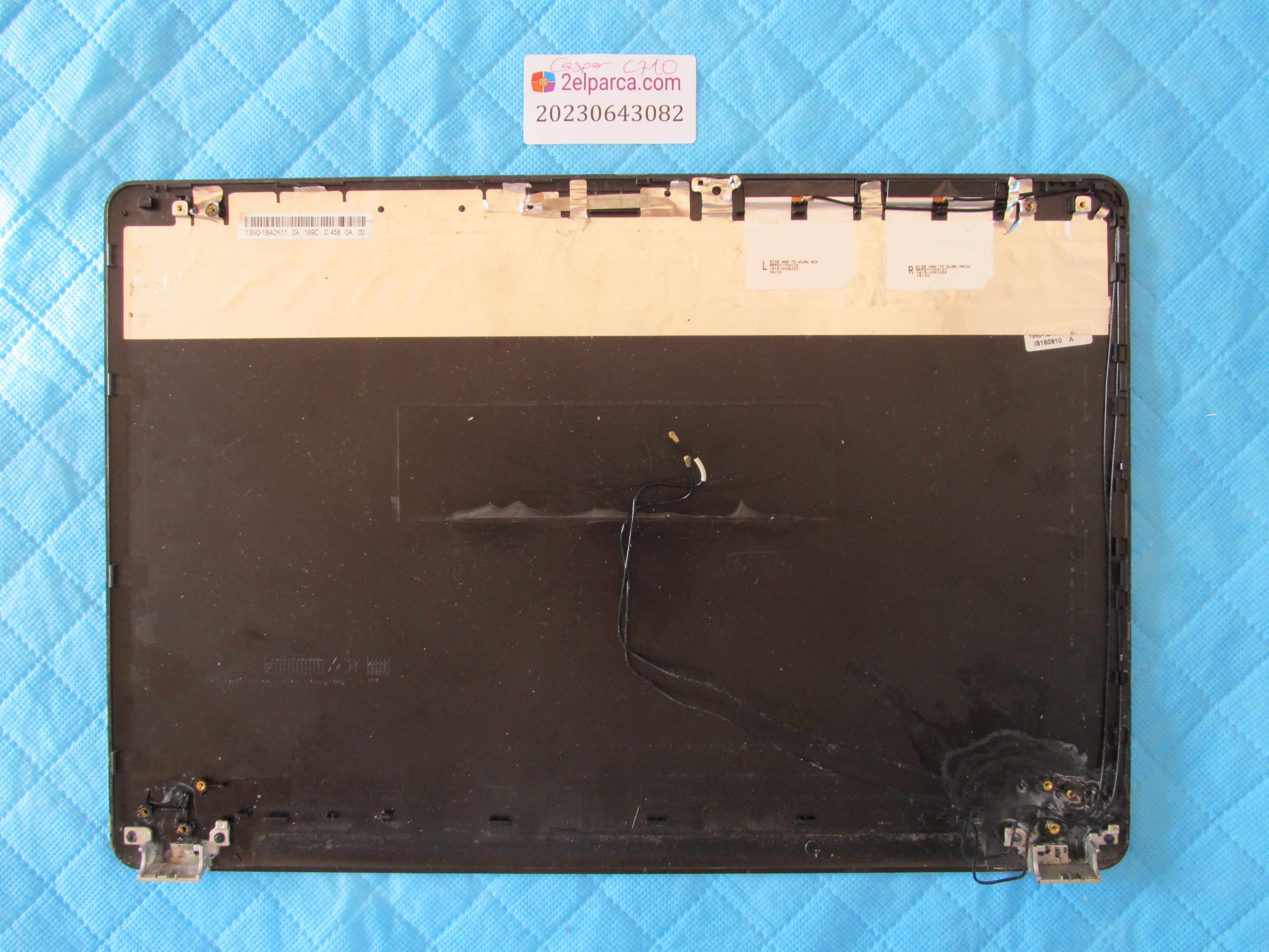CASPER Casper c710 ekran arka kapak lcd back cover (vida yuvalari onarimli) orjinal ürün küçük görsel 2