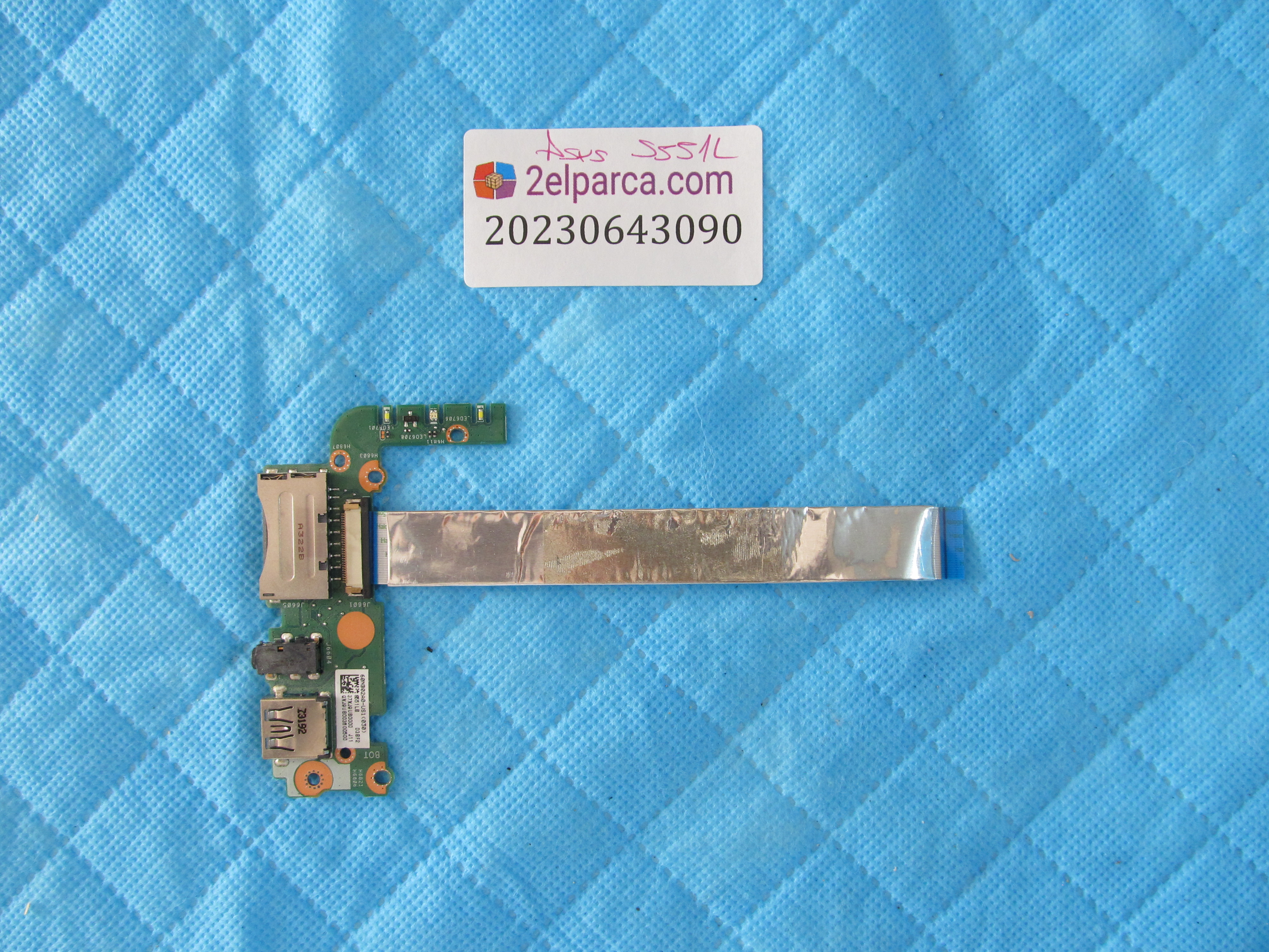 ASUS Asus s551l usb ses kart ve flex kart okuyucu orijinal ürün küçük görsel 2