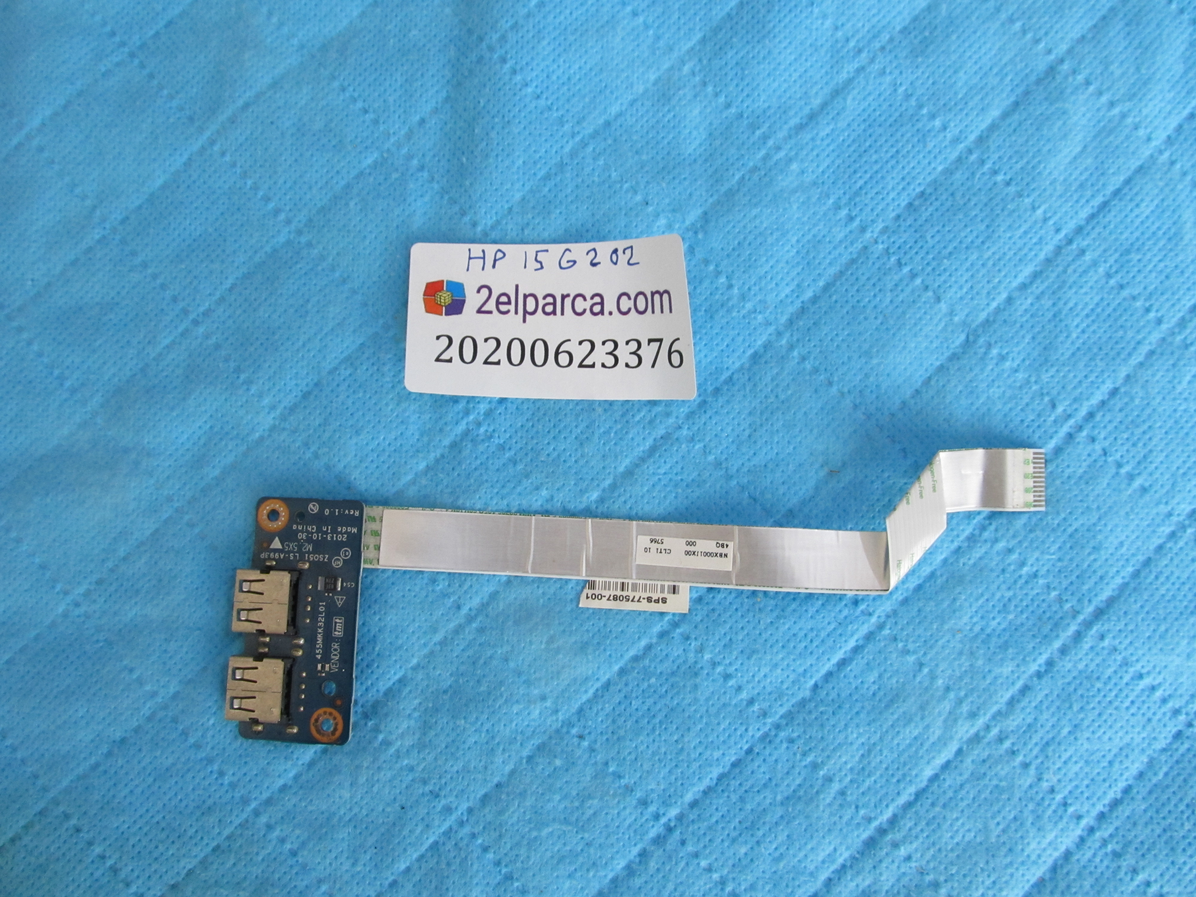 HP Hp 15-g202nt usb port flex orjinal ürün küçük görsel 2