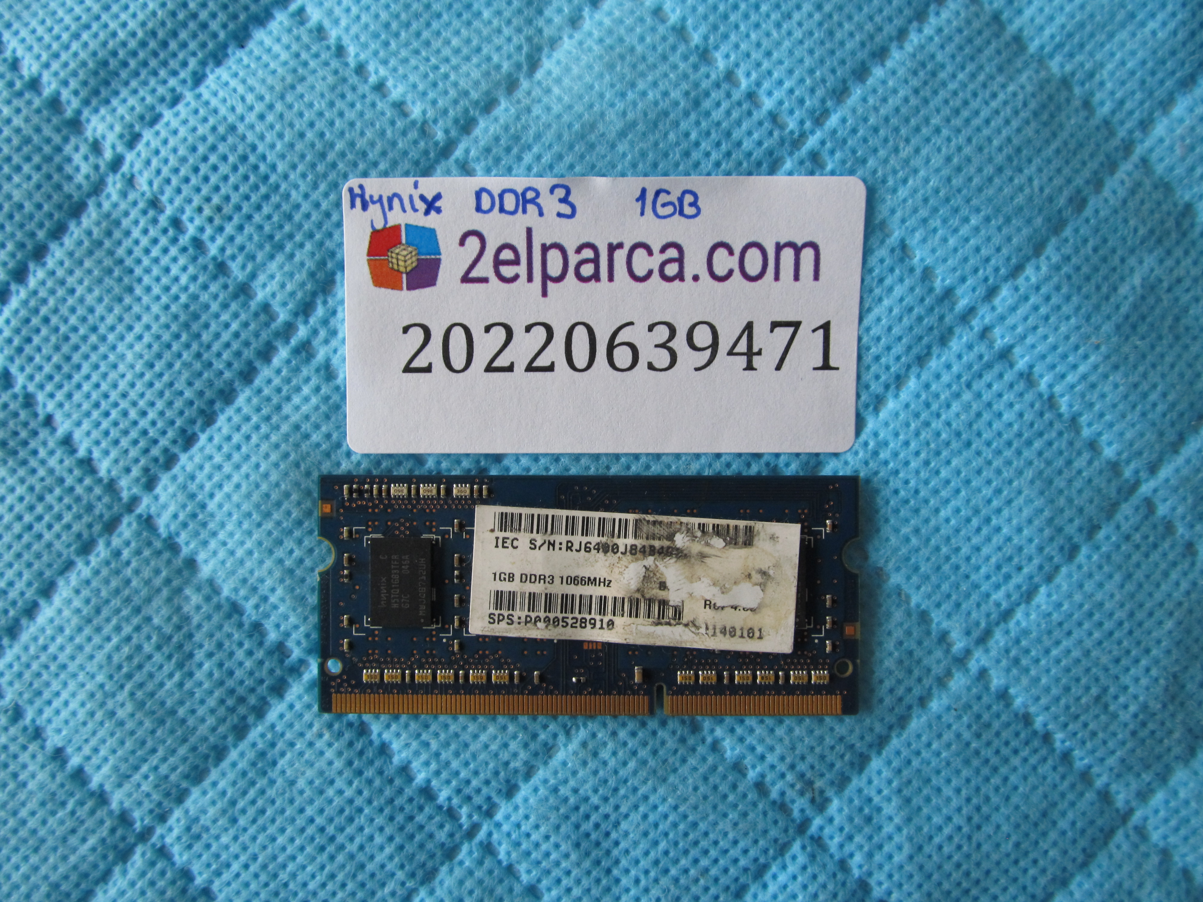 HYNİX Hynix 1 gb ddr3 8500s-7-10-b1 ram bellek orjinal ürün küçük görsel 2