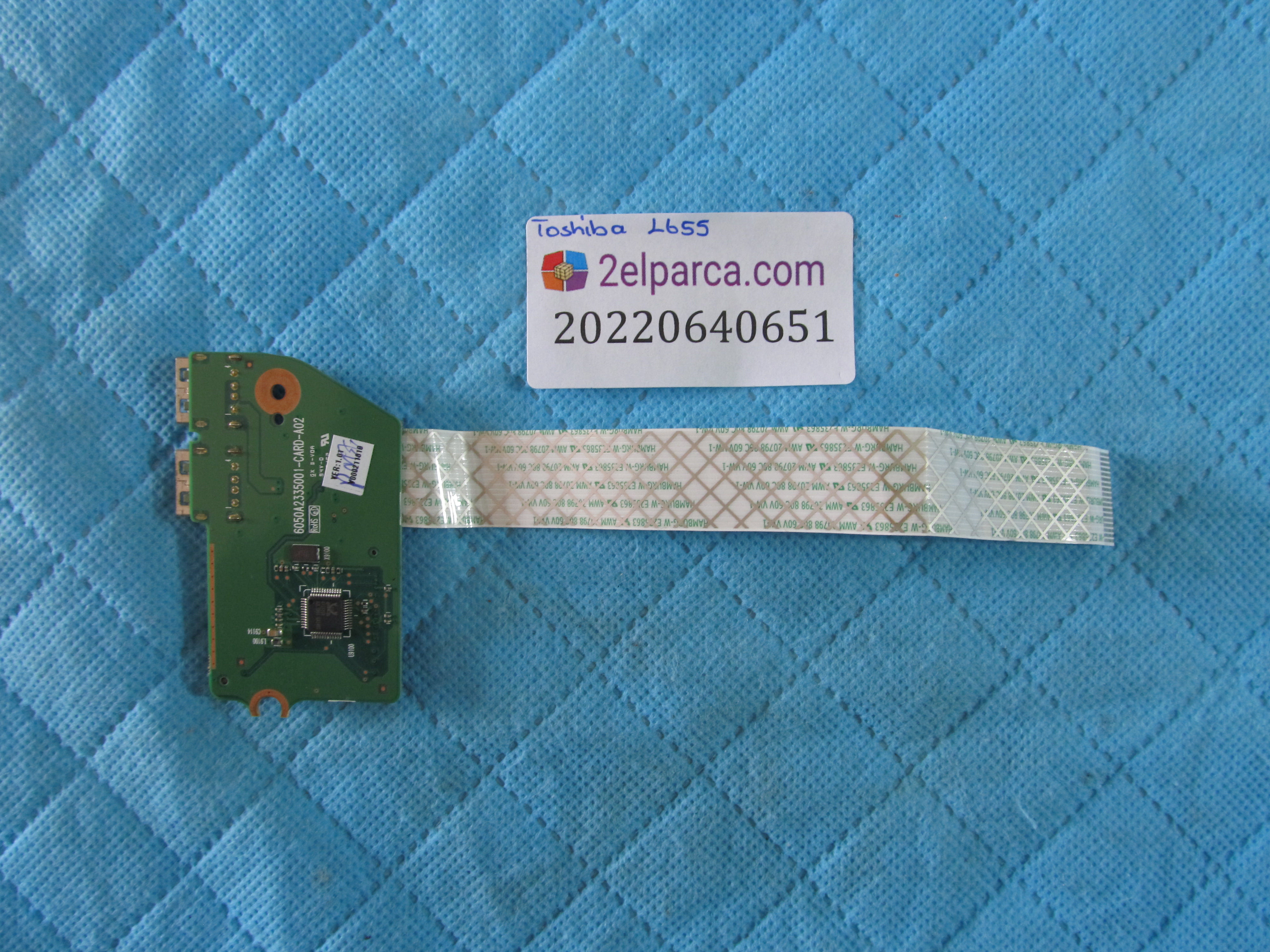 TOSHİBA Toshiba l655 usb ve kart okuyucu flex orjinal ürün küçük görsel 2
