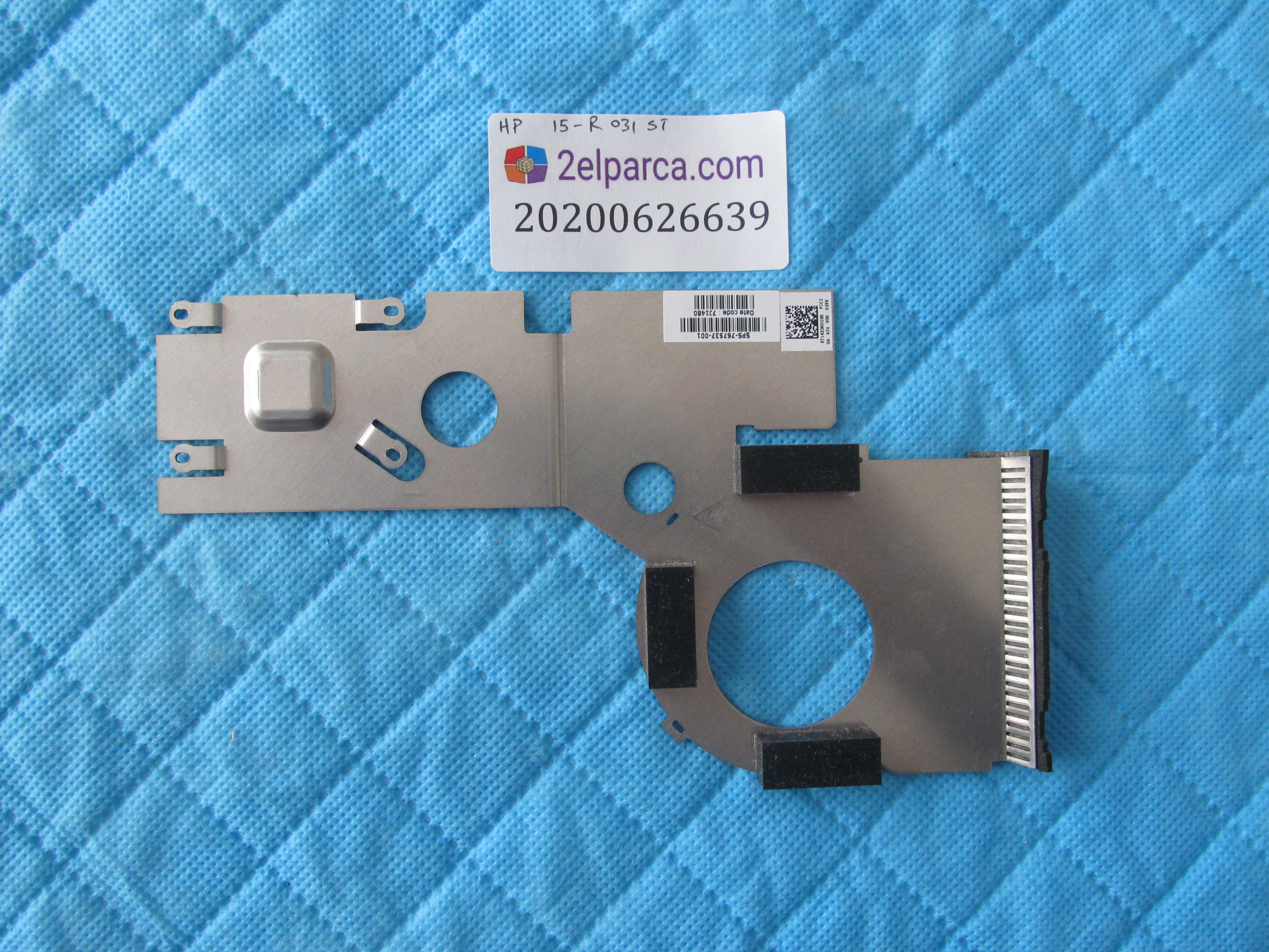 HP Hp 15-r031st soğutucu bakir (heatsink) (celeron onboard) orjinal ürün küçük görsel 2