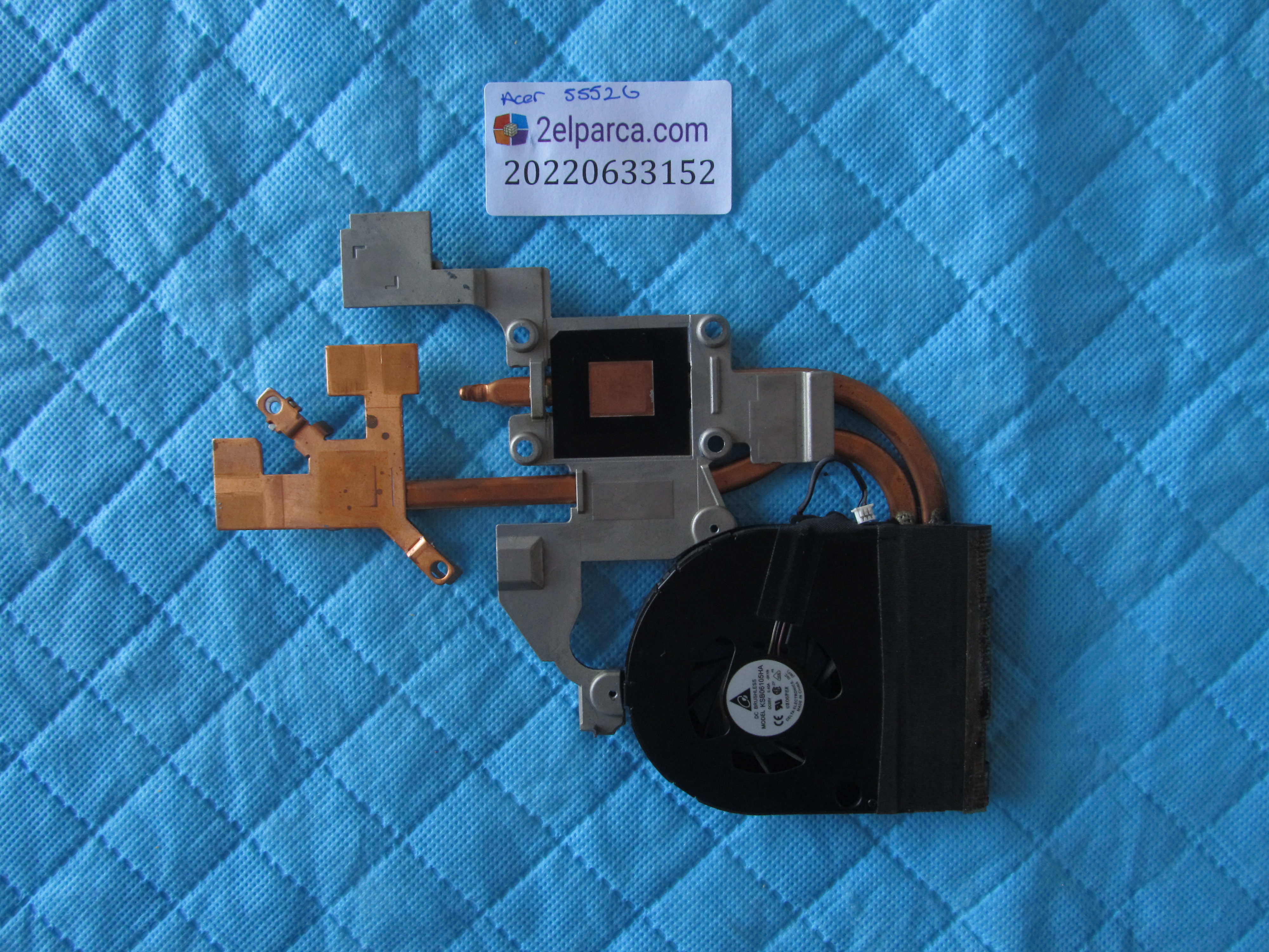 ACER Acer 5552g fan soğutucu bakir heatsink orjinal ürün küçük görsel 2