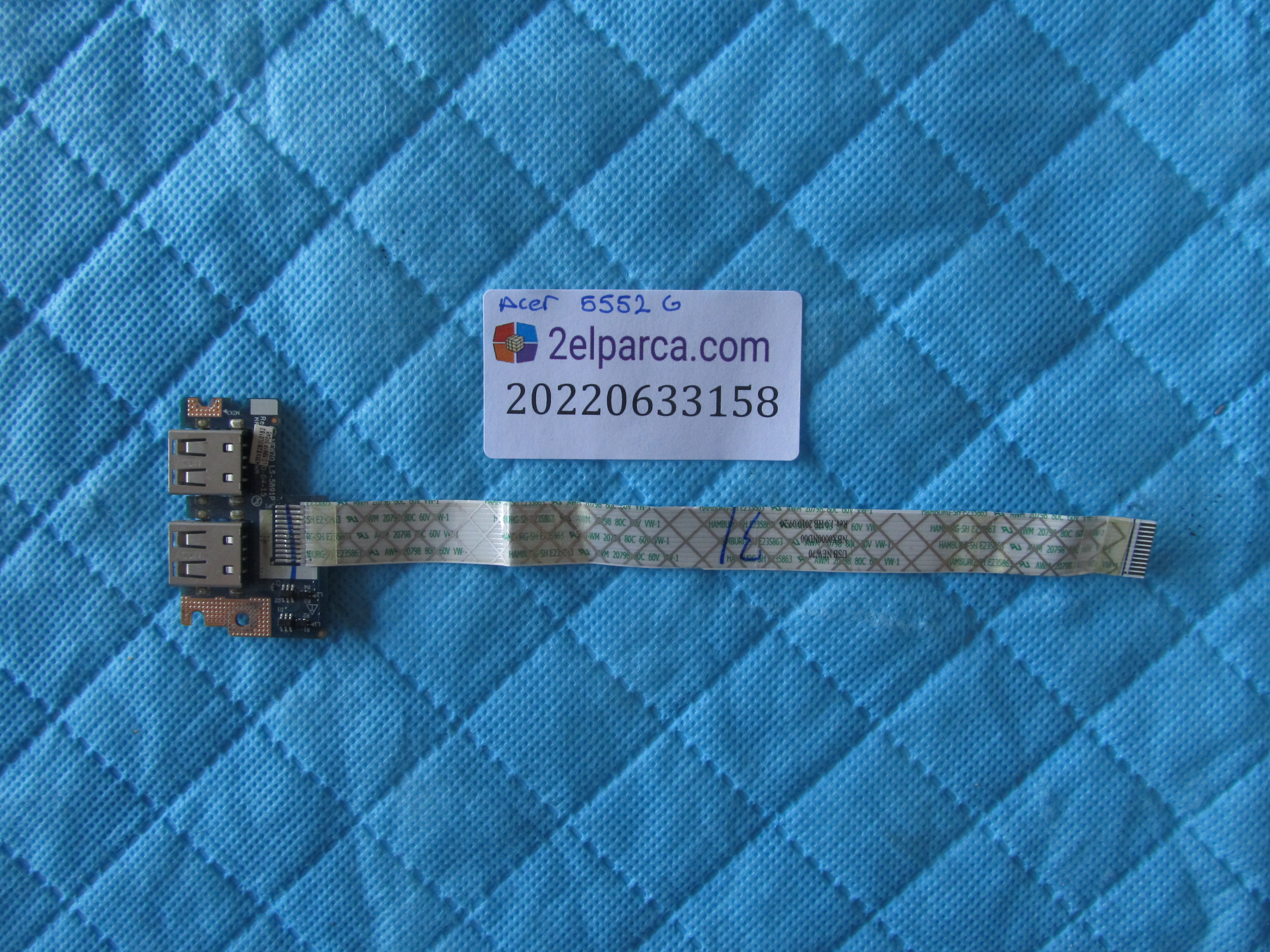ACER Acer 5552g usb kart flex dahil orjinal ürün küçük görsel 2