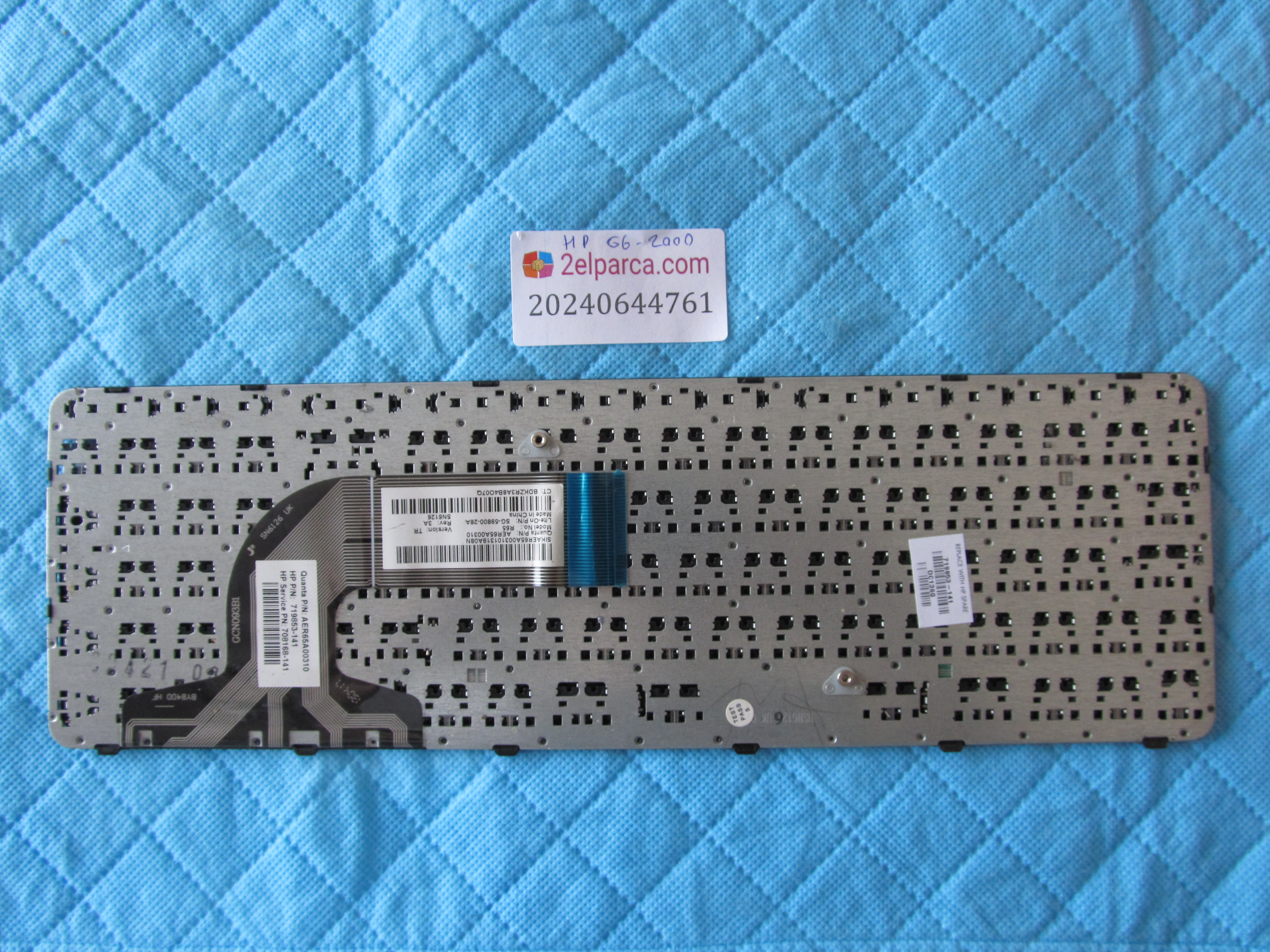 HP Hp g6 2000 klavye tek tuş eksik orjinal ürün küçük görsel 2
