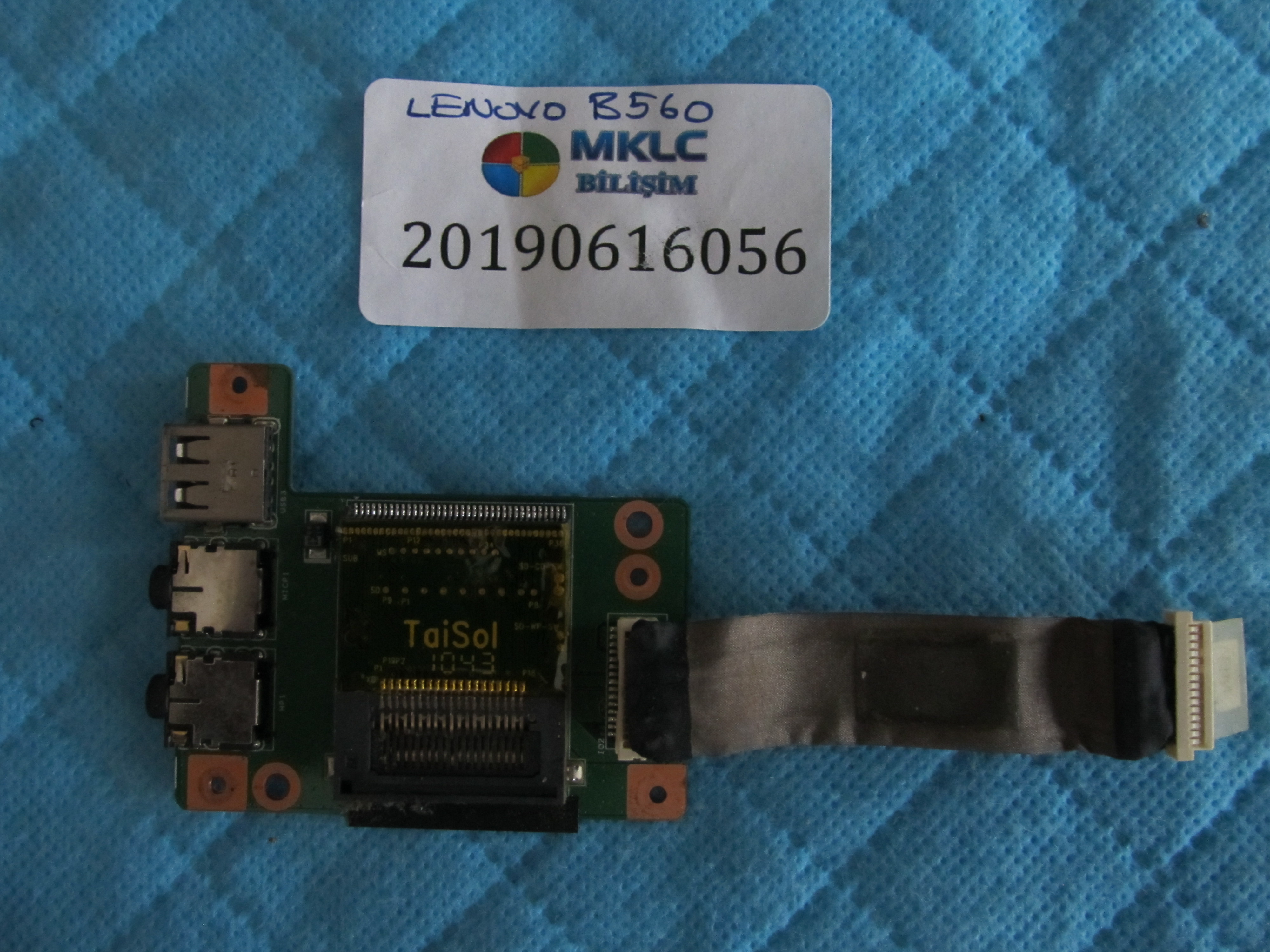 Lenovo b560 usb port flex ve ses karti orjinal ürün