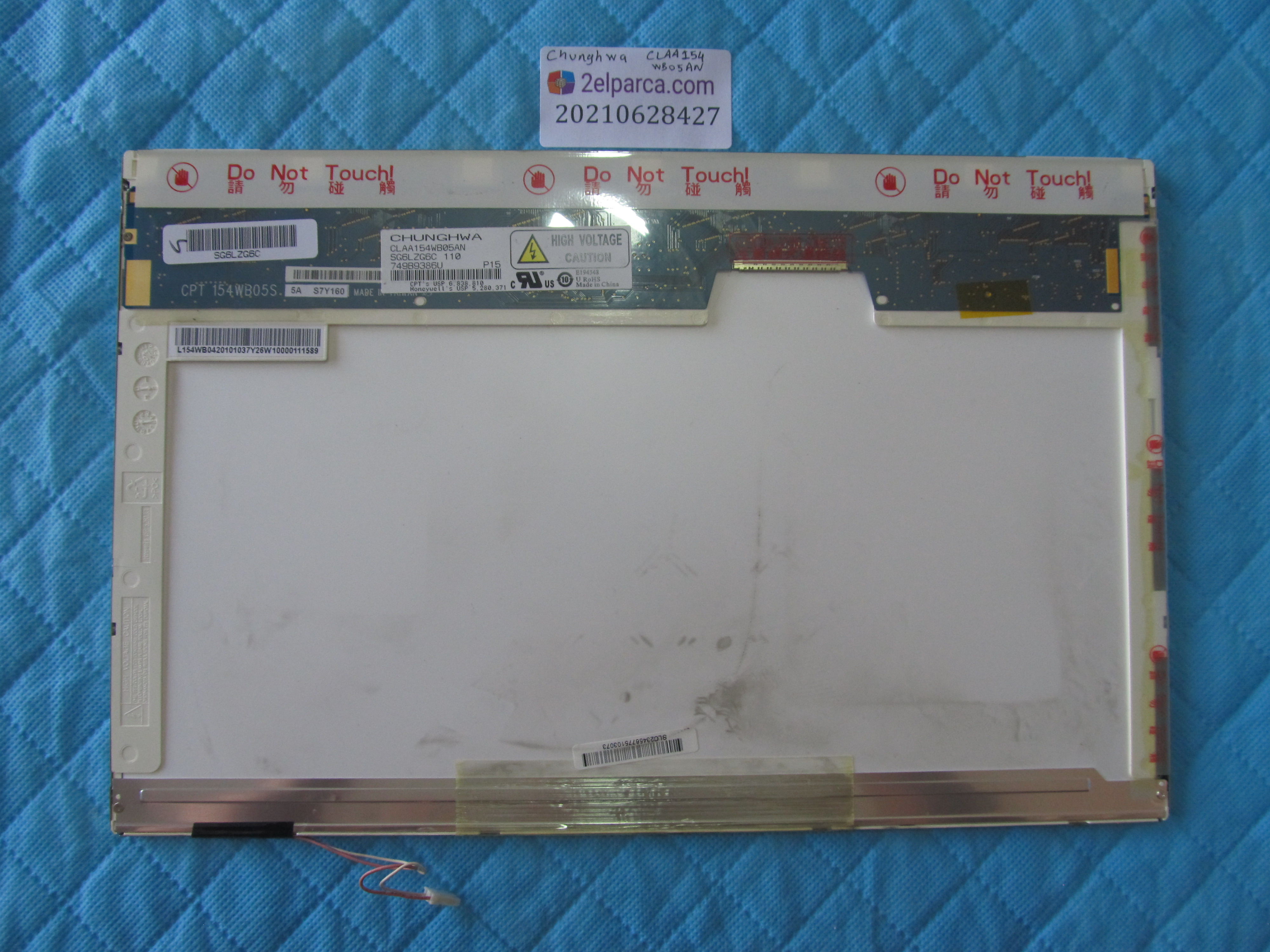CHUNGHWA Claa154wb05an ekran 15.4 floresan 30 pin panel temiz küçük görsel 2