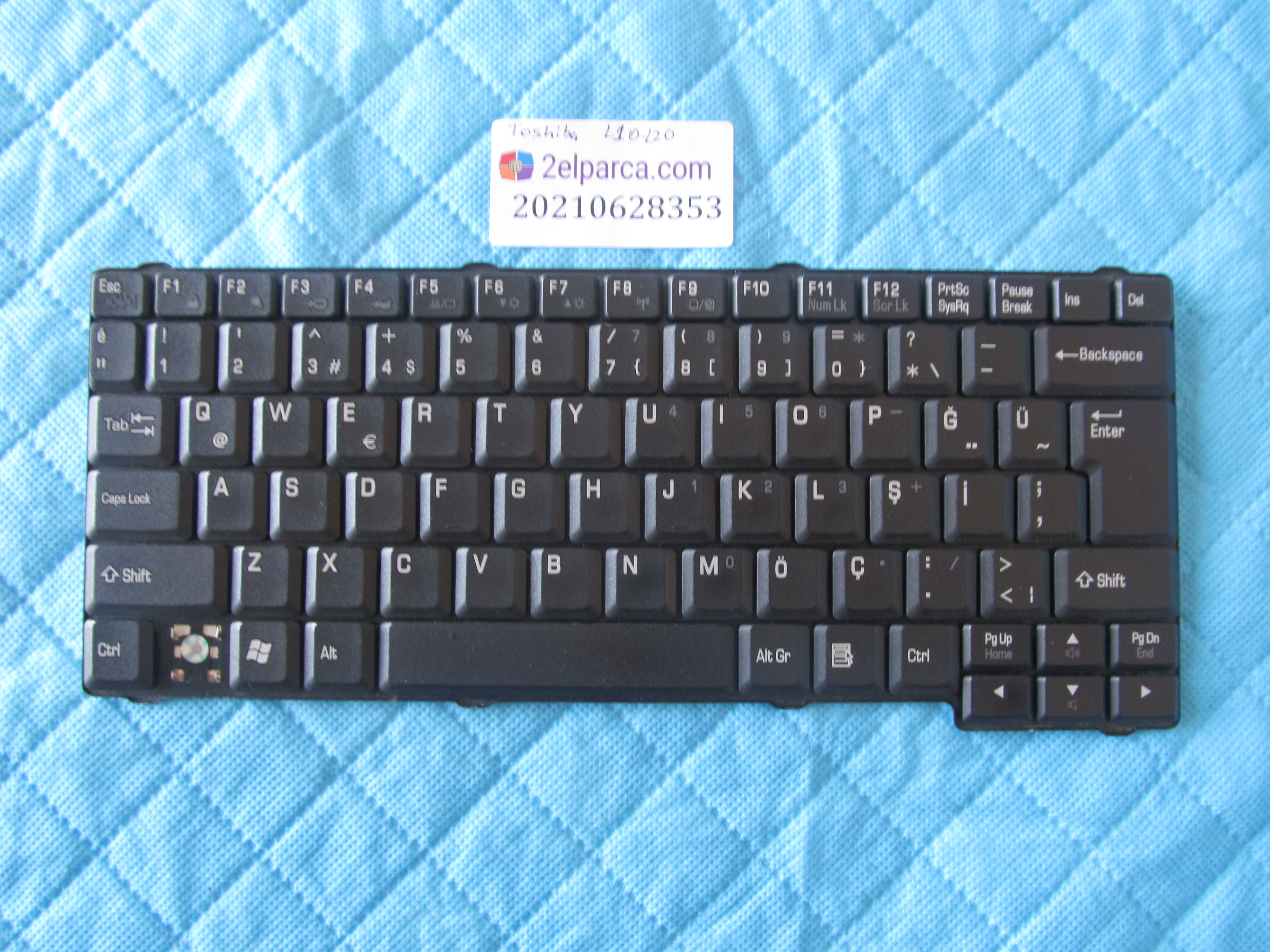 TOSHİBA Toshiba l10-l20 klavye tr q (tek tuş eksik) küçük görsel 2