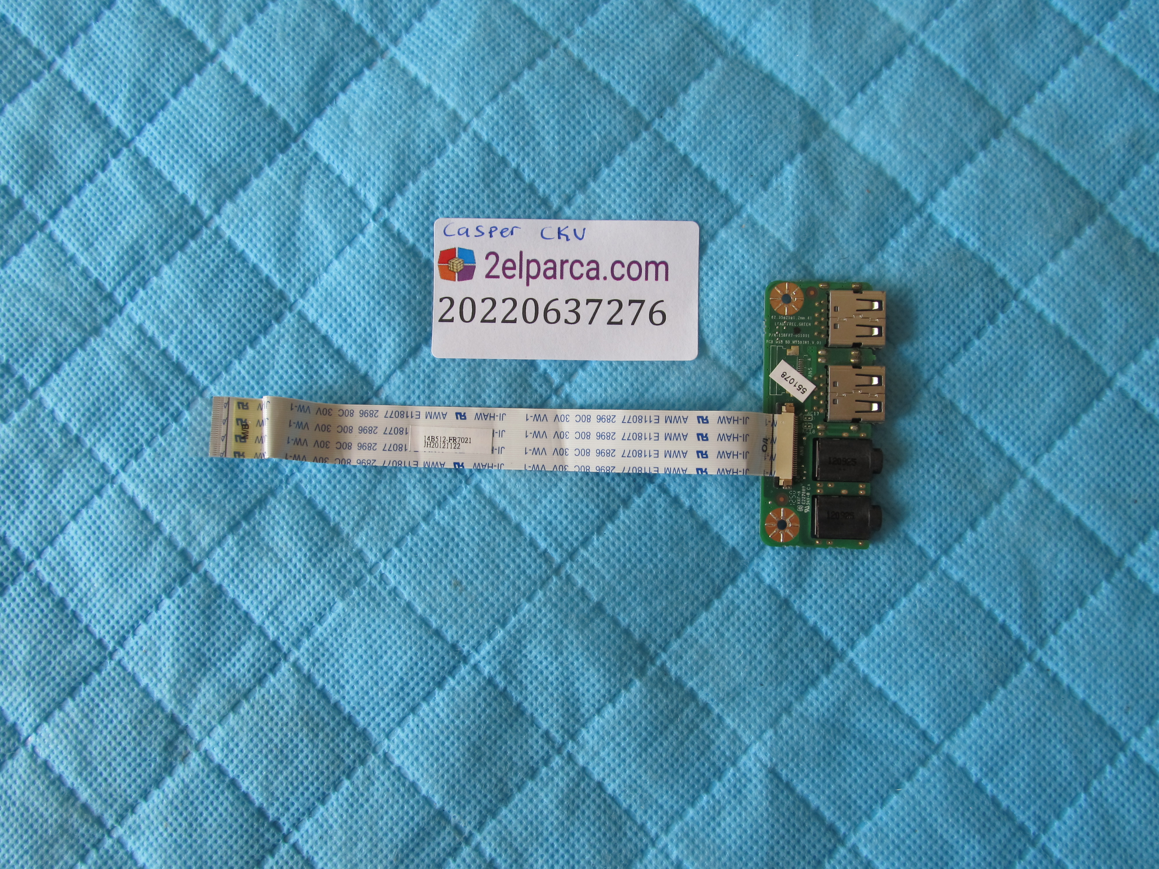 CASPER Casper cku usb ve ses board flex orjinal ürün küçük görsel 2