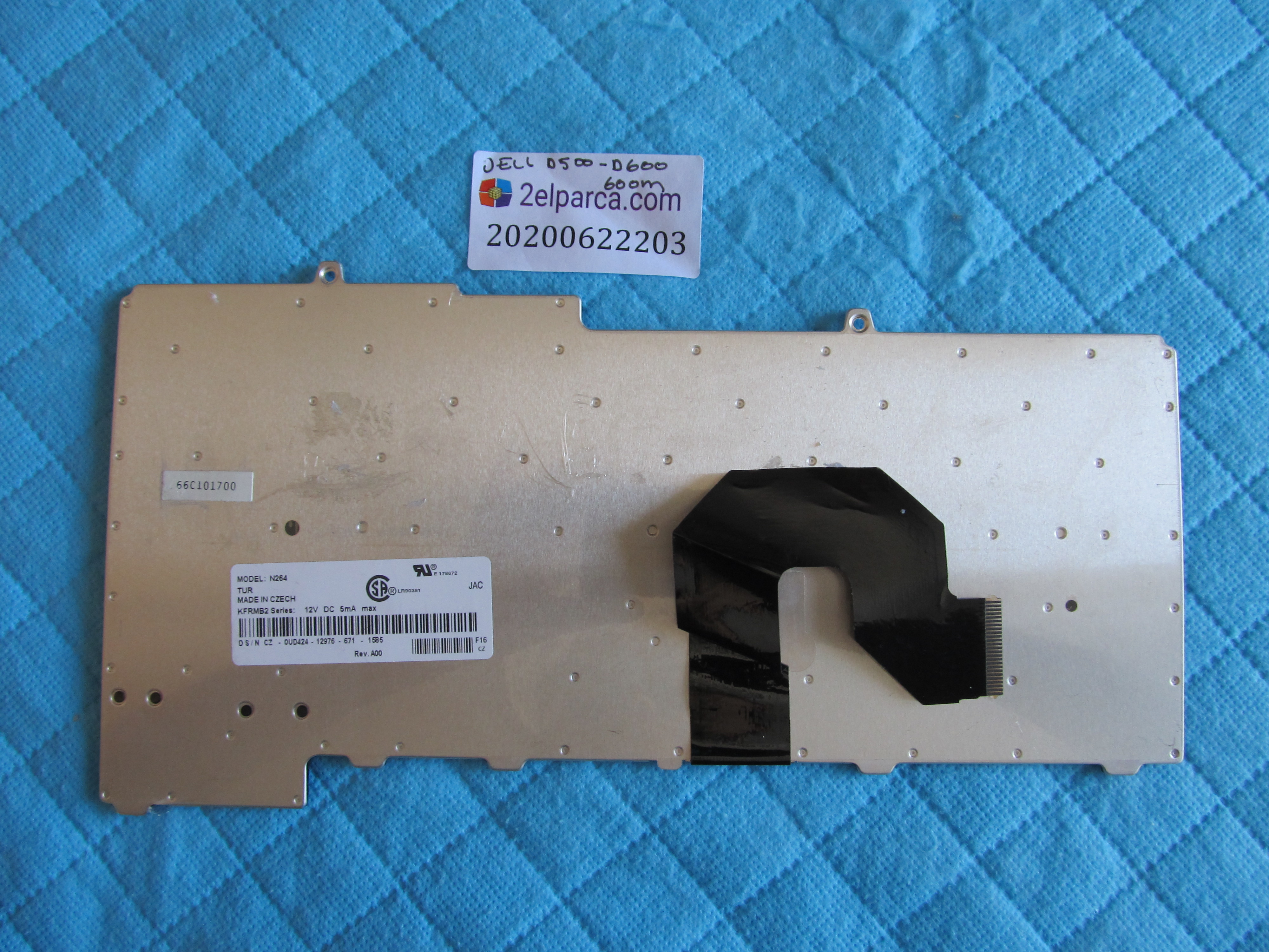 DELL Dell d500 d600 600m klavye tr q orjinal ürün küçük görsel 2