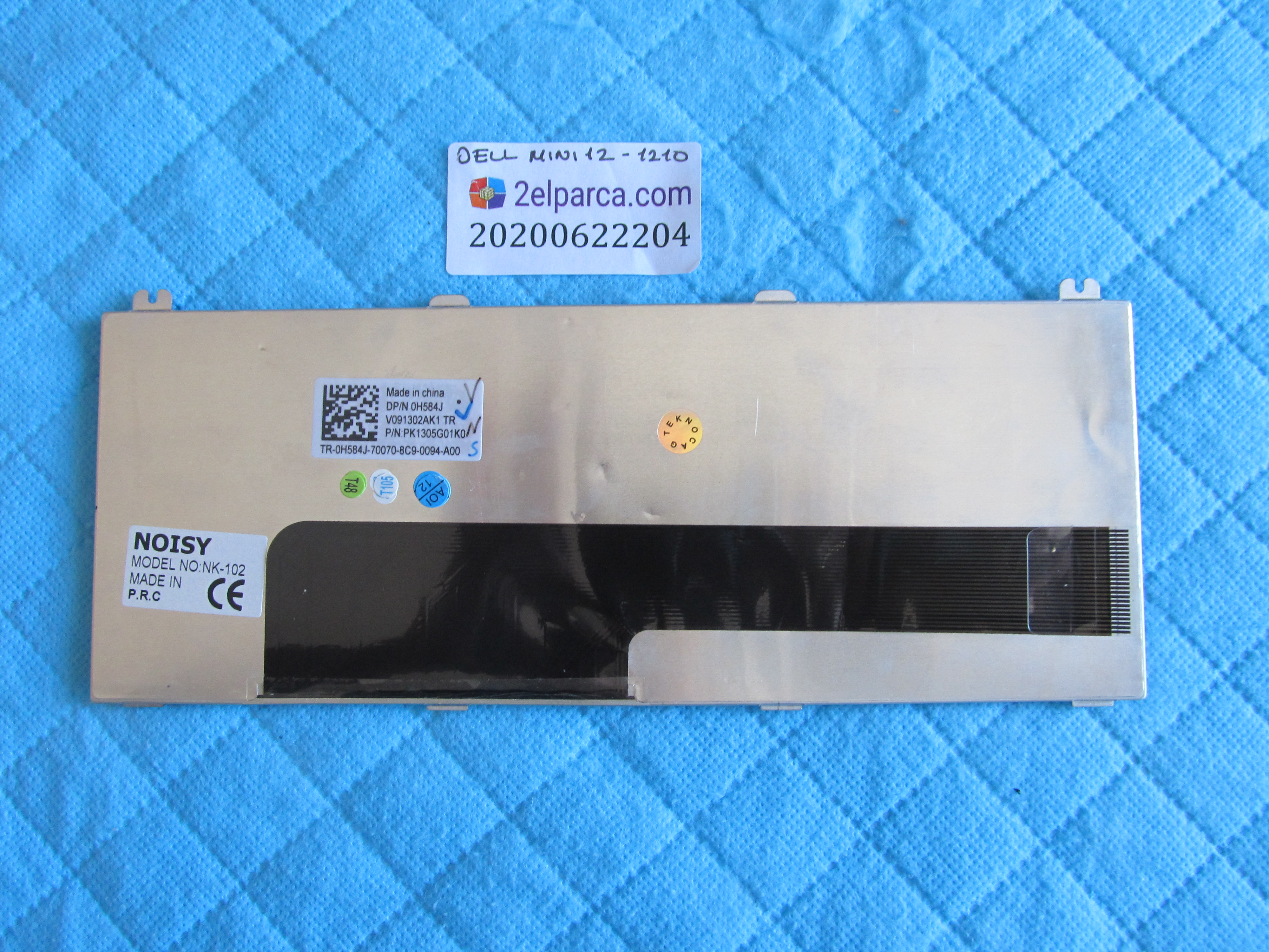 DELL Dell mini 12 -1210 klavye tr q orjinal ürün küçük görsel 2