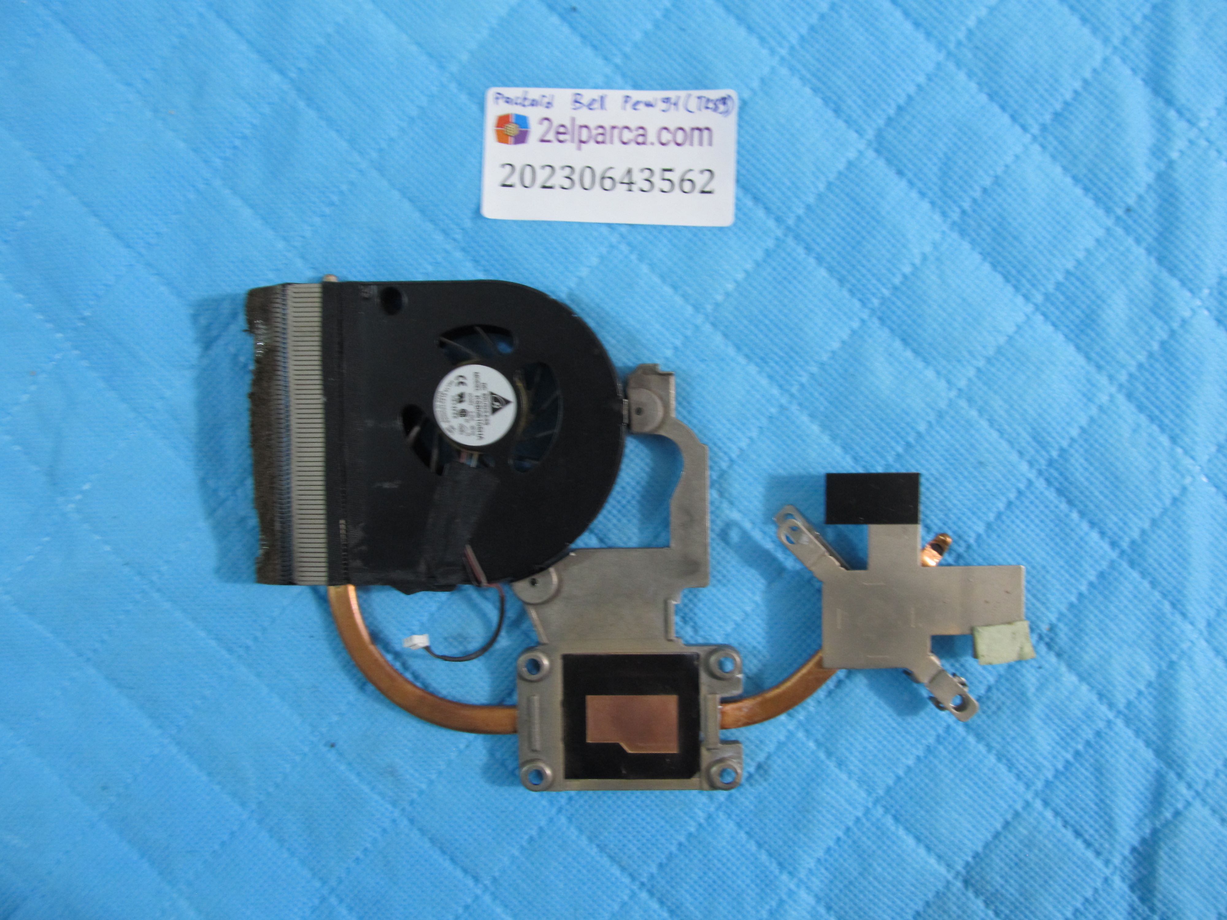 PACKARD BELL Packard bell pew91 fan bakir soğutucu (heatsink) orjinal ürün küçük görsel 2