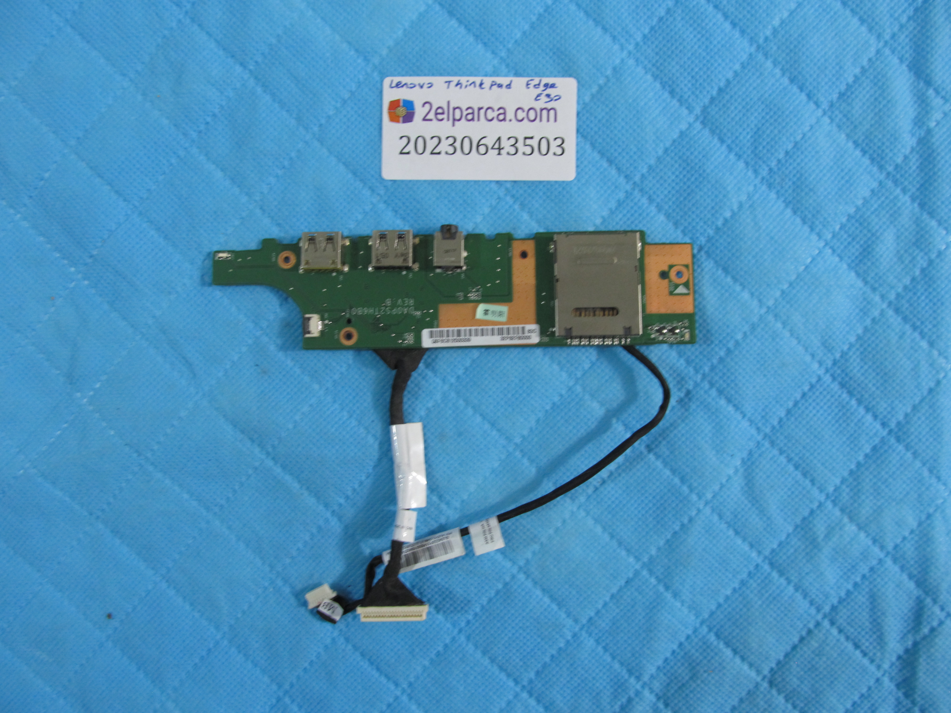 LENOVO Lenovo thinkpad e30 usb ses board sd card ve flex orijinal ürün küçük görsel 2