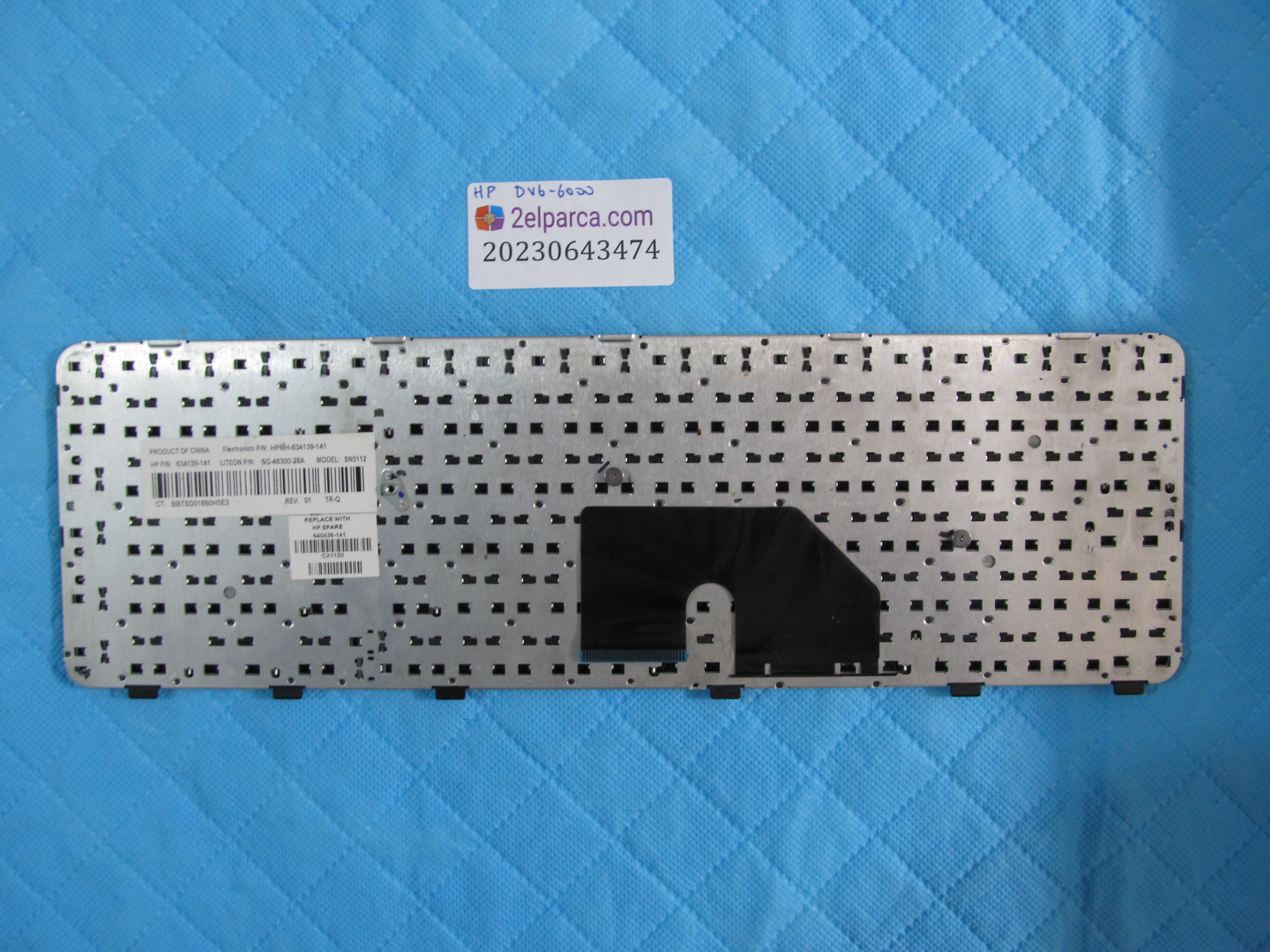 HP Hp dv6-6000 klavye orijinal ürün küçük görsel 2
