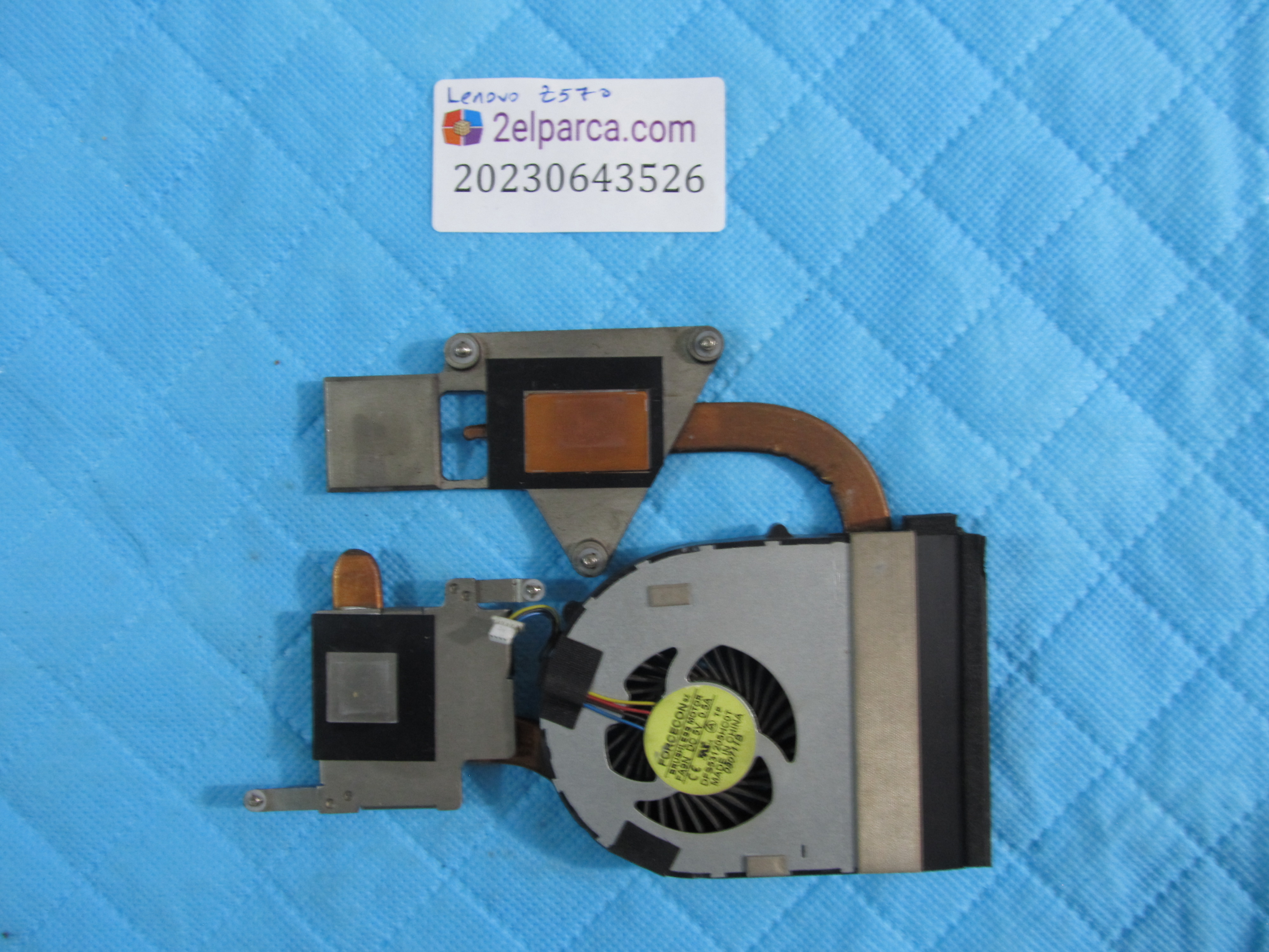 LENOVO Lenovo z570 fan bakir soğutucu (heatsink) orjinal ürün küçük görsel 2
