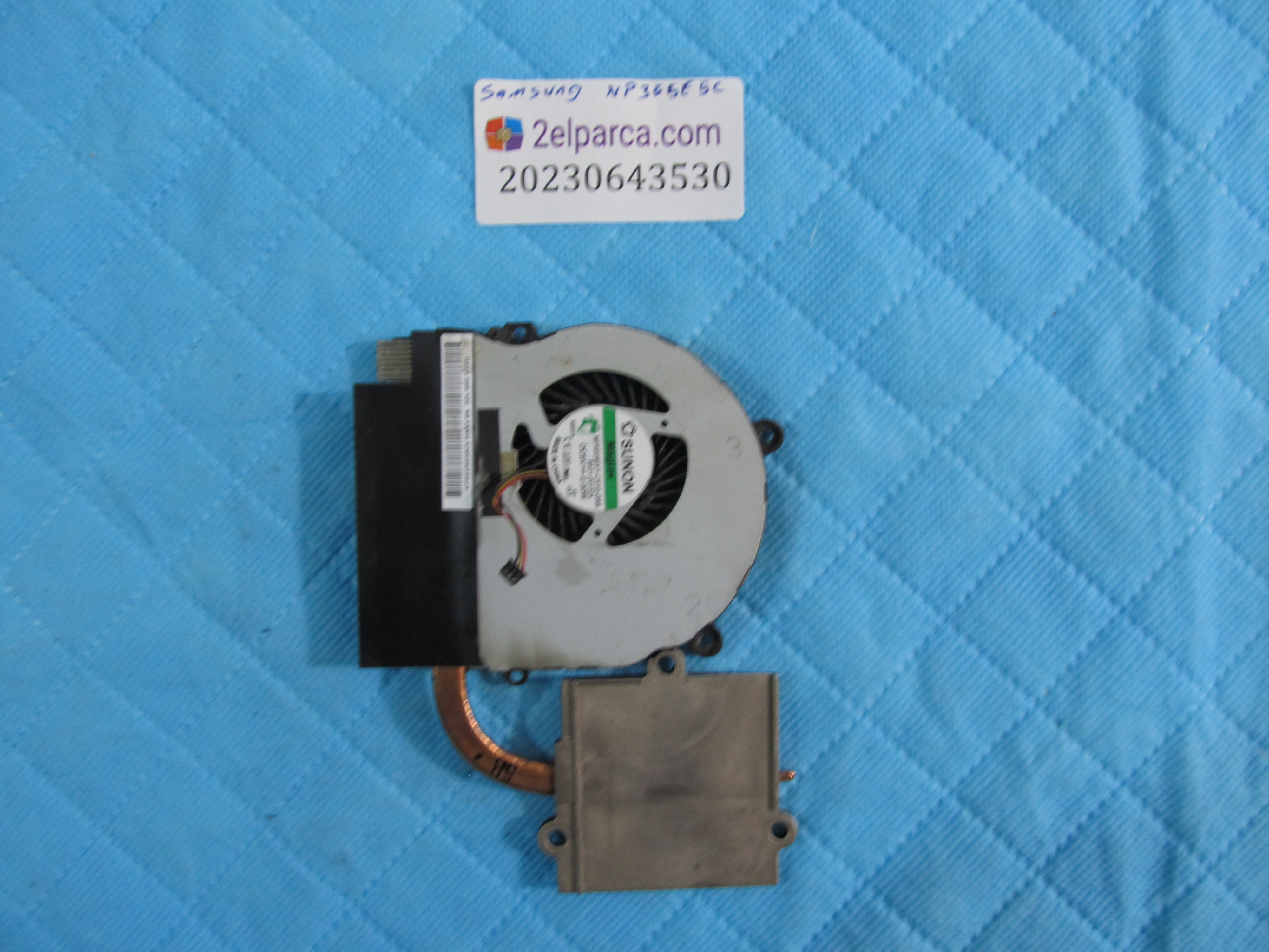 SAMSUNG Samsung np355e5c soğutucu bakir fan (heatsink) orijinal ürün küçük görsel 2