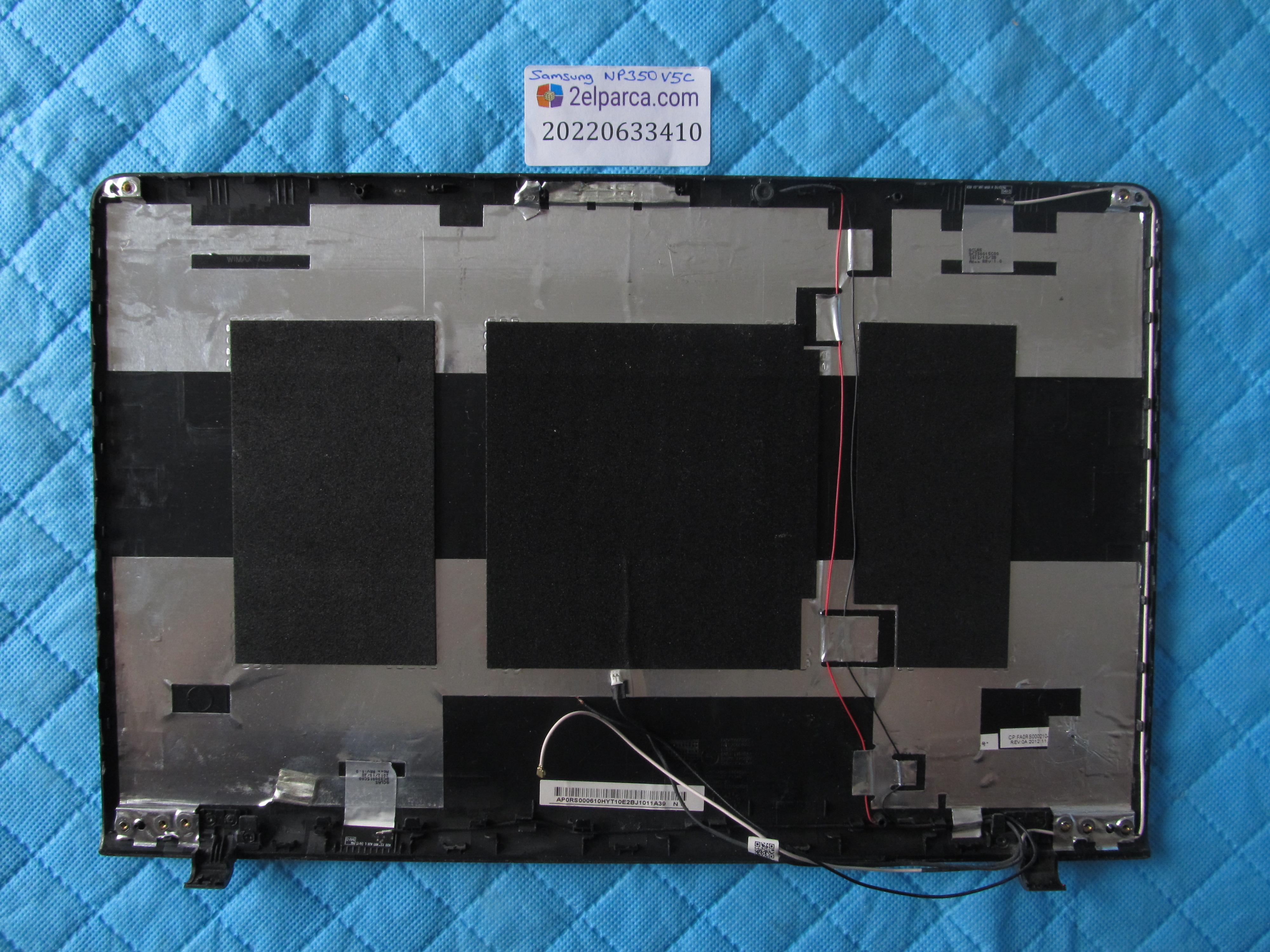 SAMSUNG Samsung np350 arka kapak lcd cover orjinal ürün küçük görsel 2