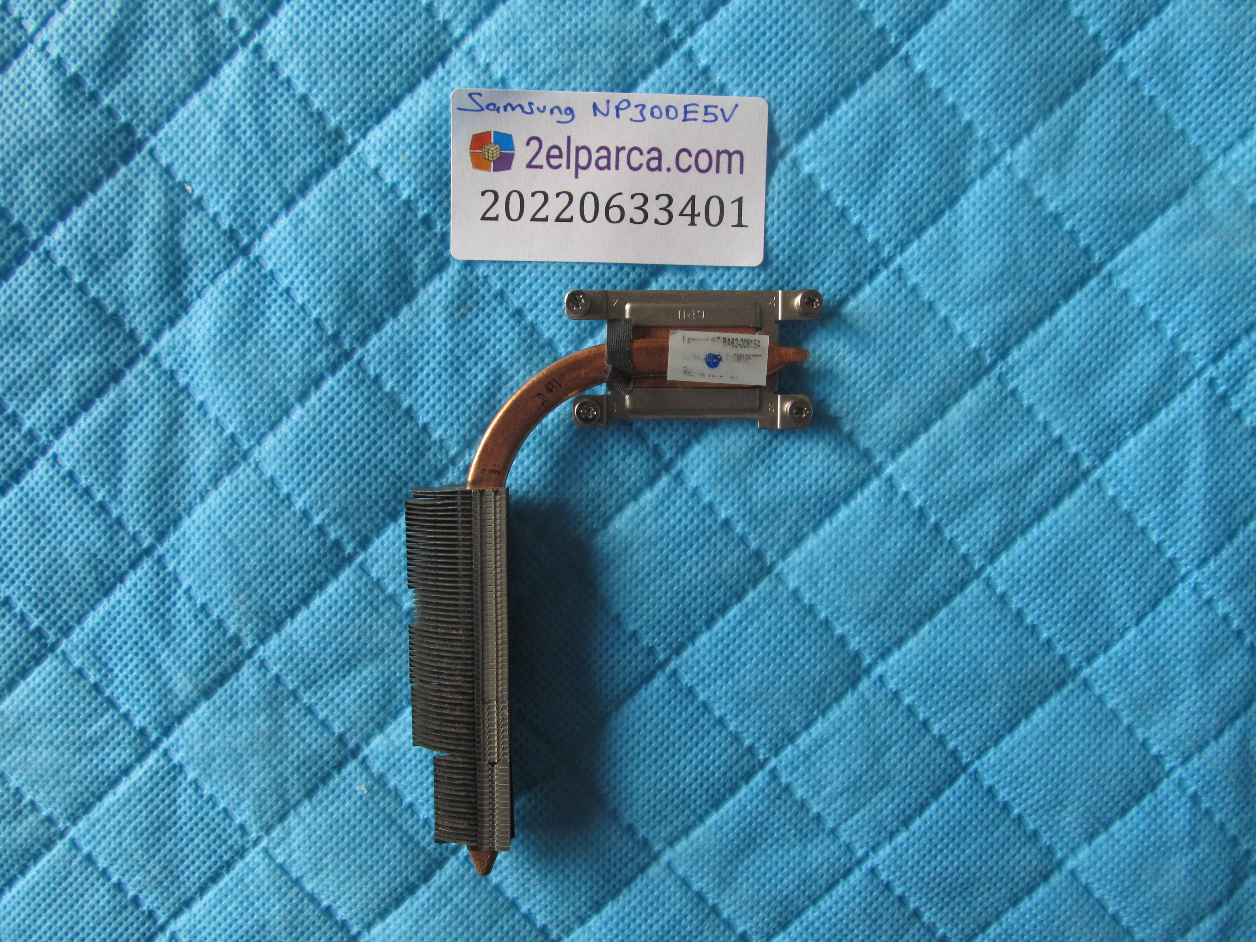 SAMSUNG Samsung np300e5 soğutucu bakir heatsink orjinal ürün küçük görsel 2