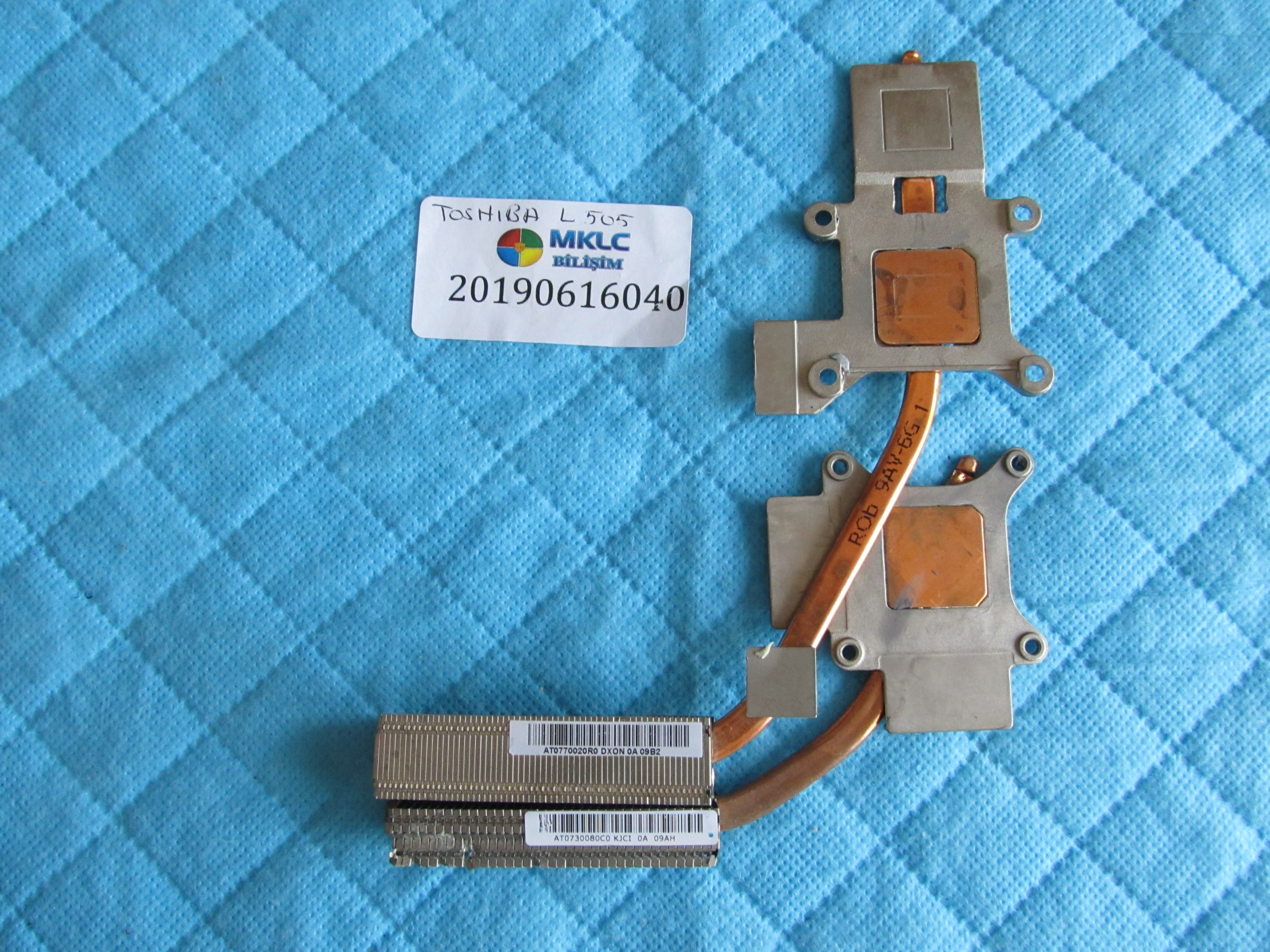 TOSHİBA Toshiba l505 soğutucu bakir heatsink orjinal ürün küçük görsel 2