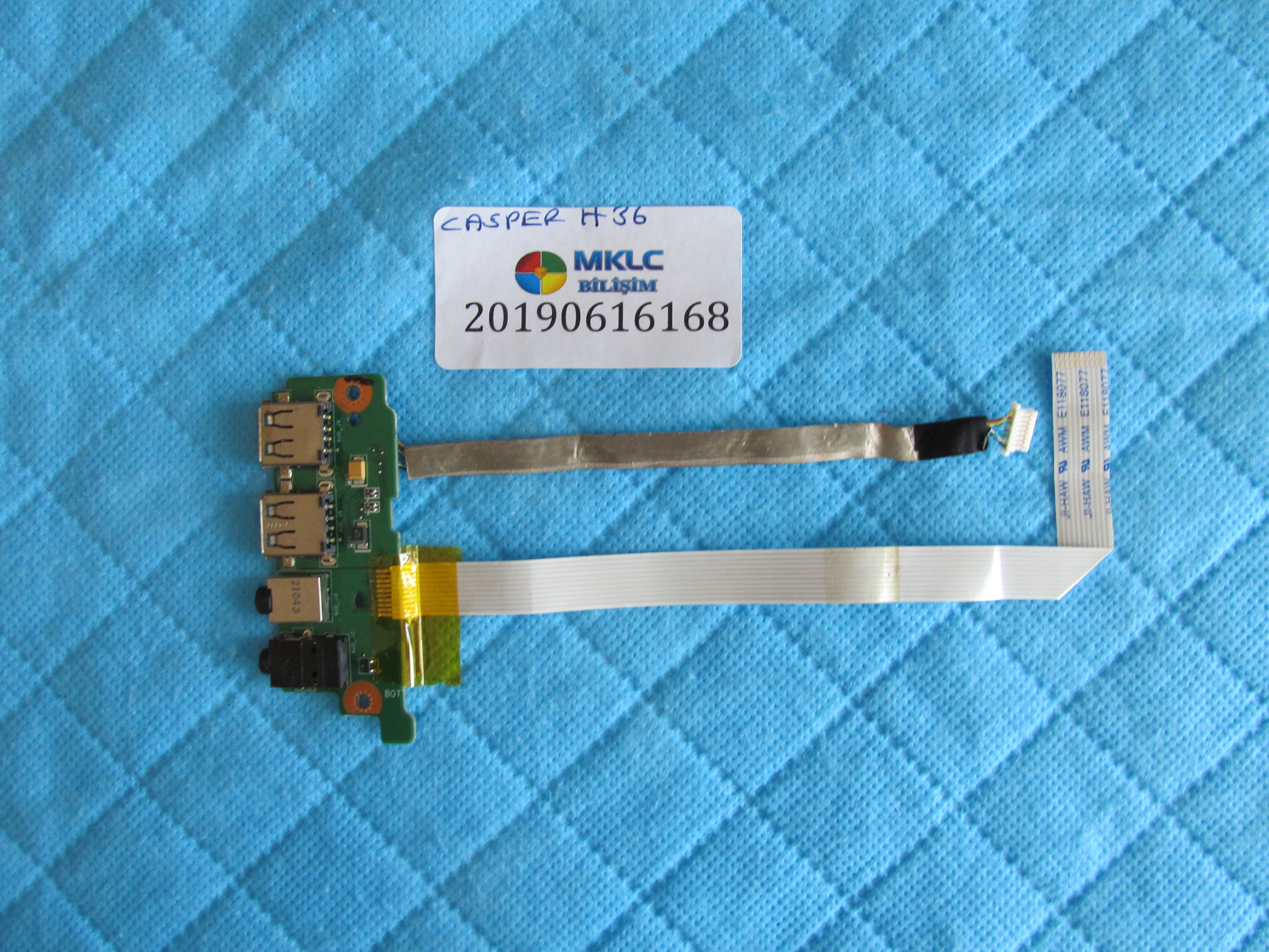 Casper h36 usb port flex ve ses karti orjinal ürün