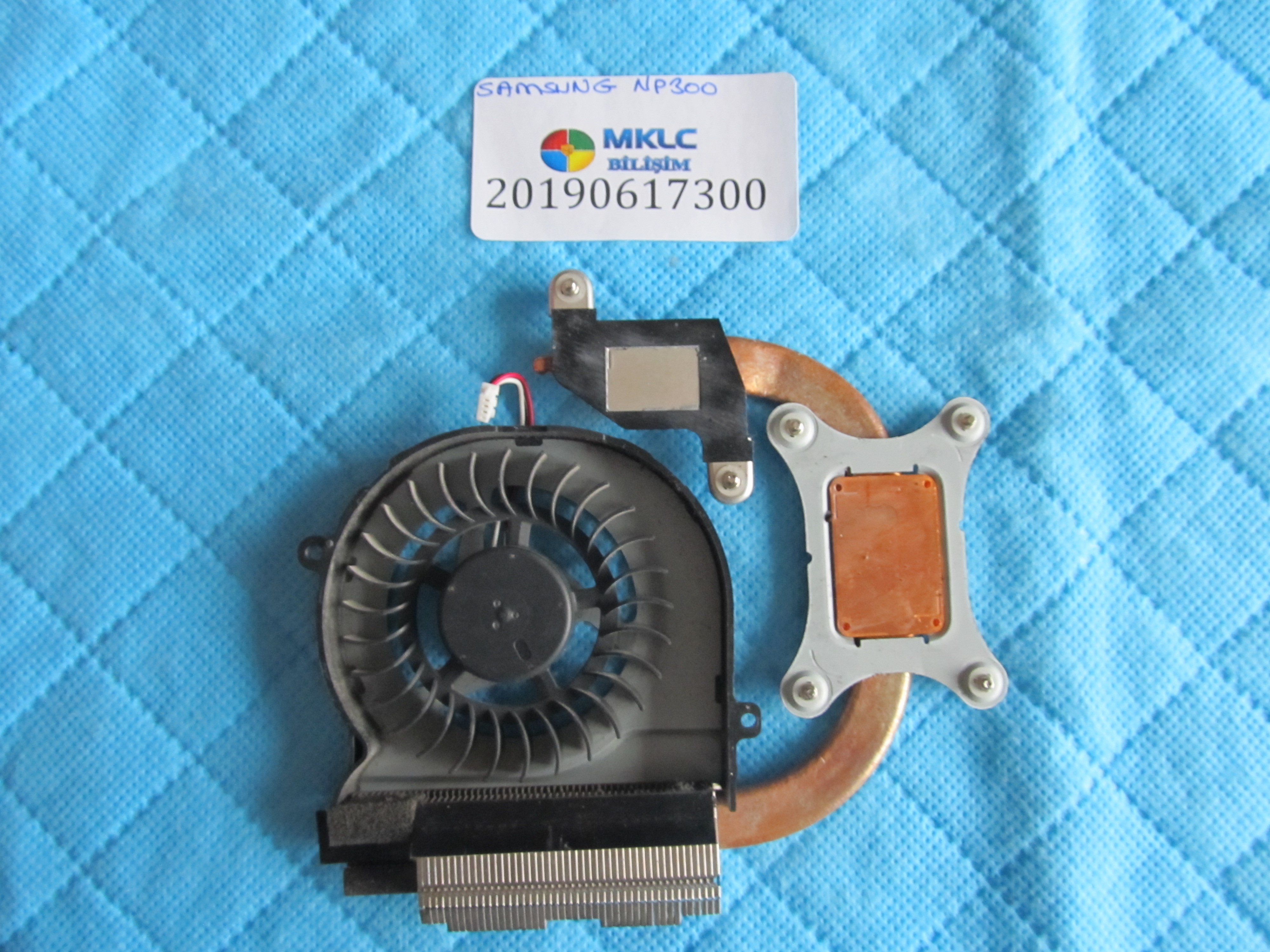 SAMSUNG Samsung np300 fan bakir soğutucu (heatsink) orjinal ürün küçük görsel 2