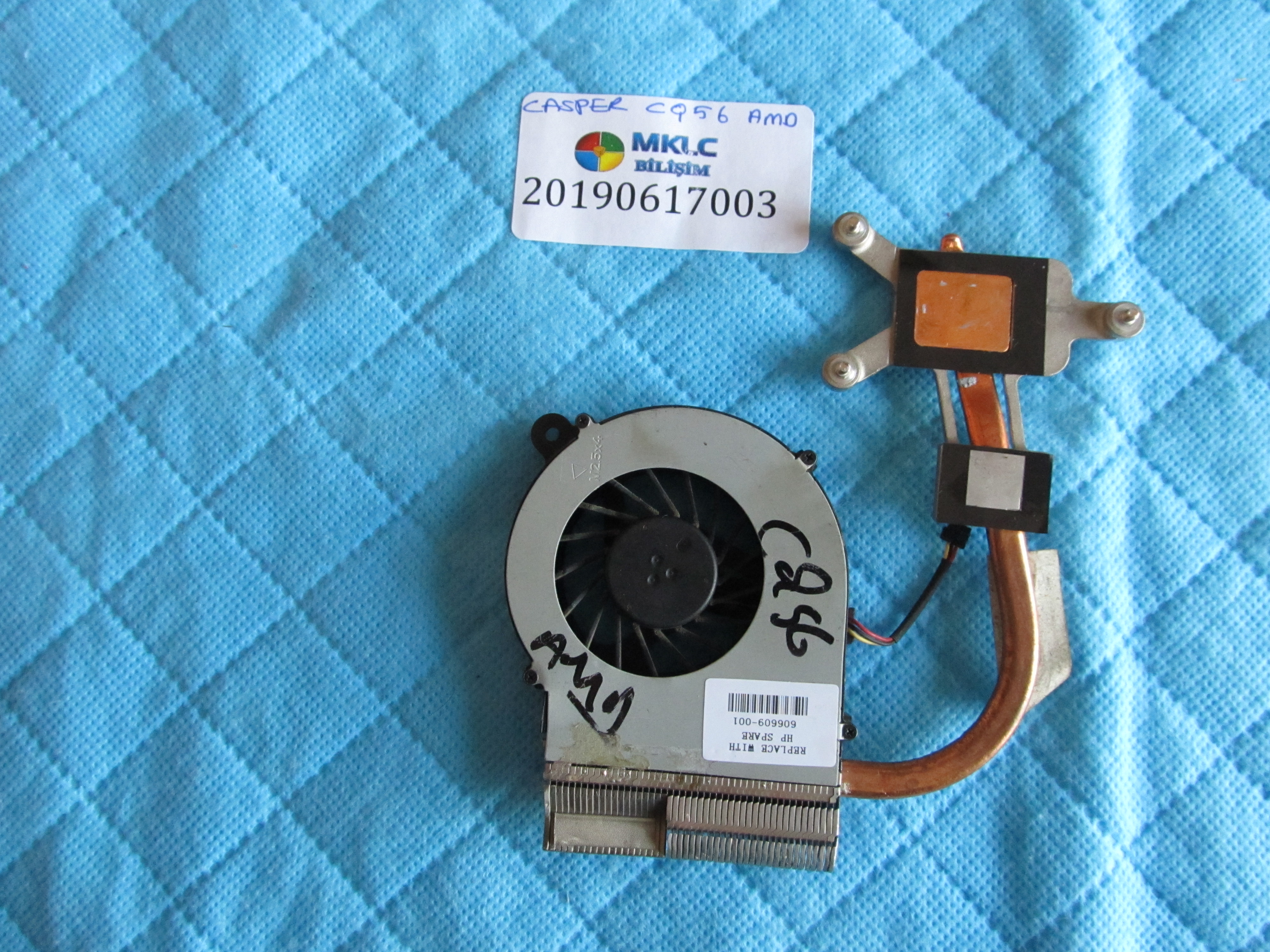 HP Hp cq56 amd fan bakir soğutucu (heatsink) orjinal ürün küçük görsel 2