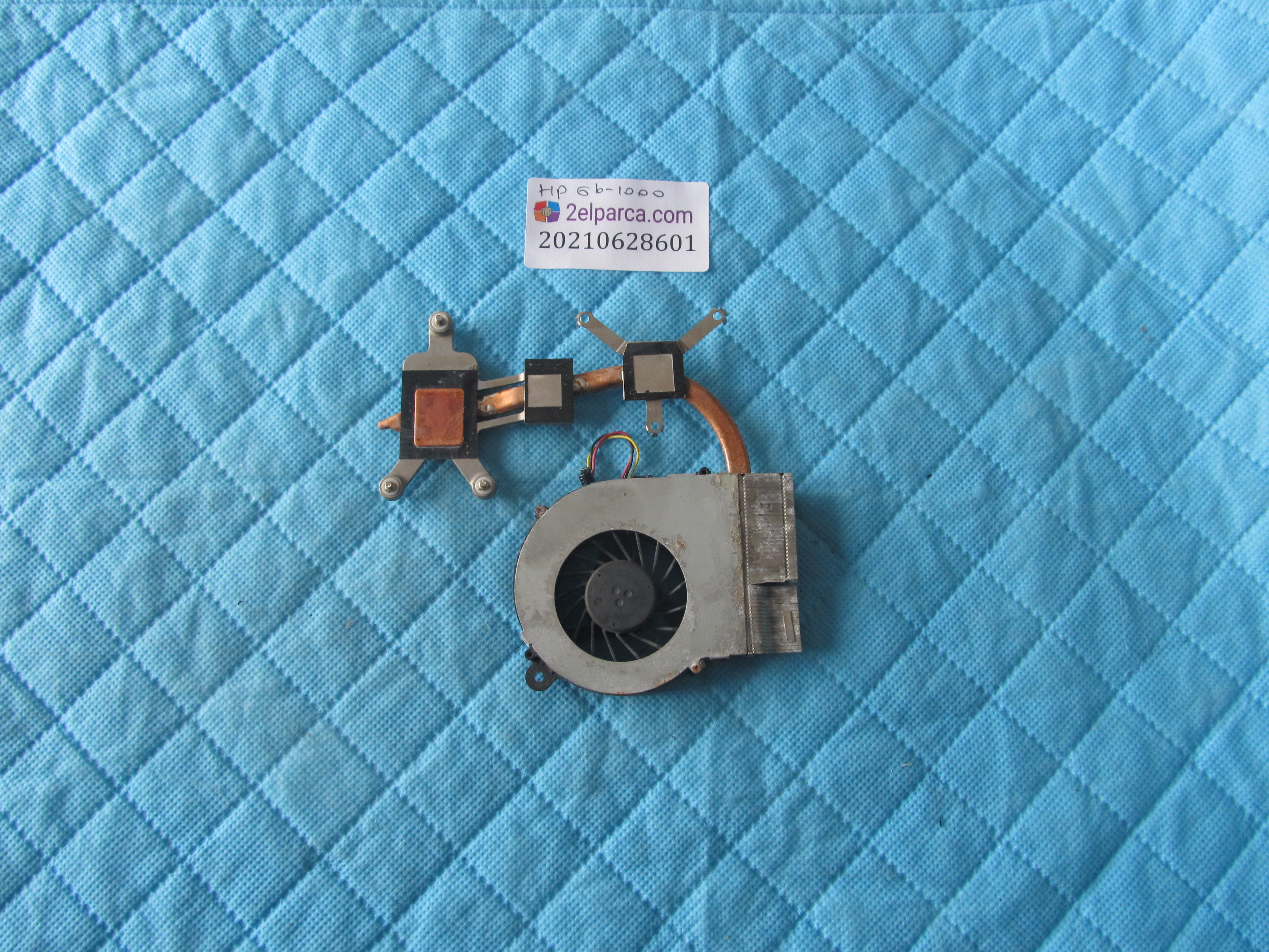HP Hp g6-1000 fan bakir soğutucu (heatsink) küçük görsel 2