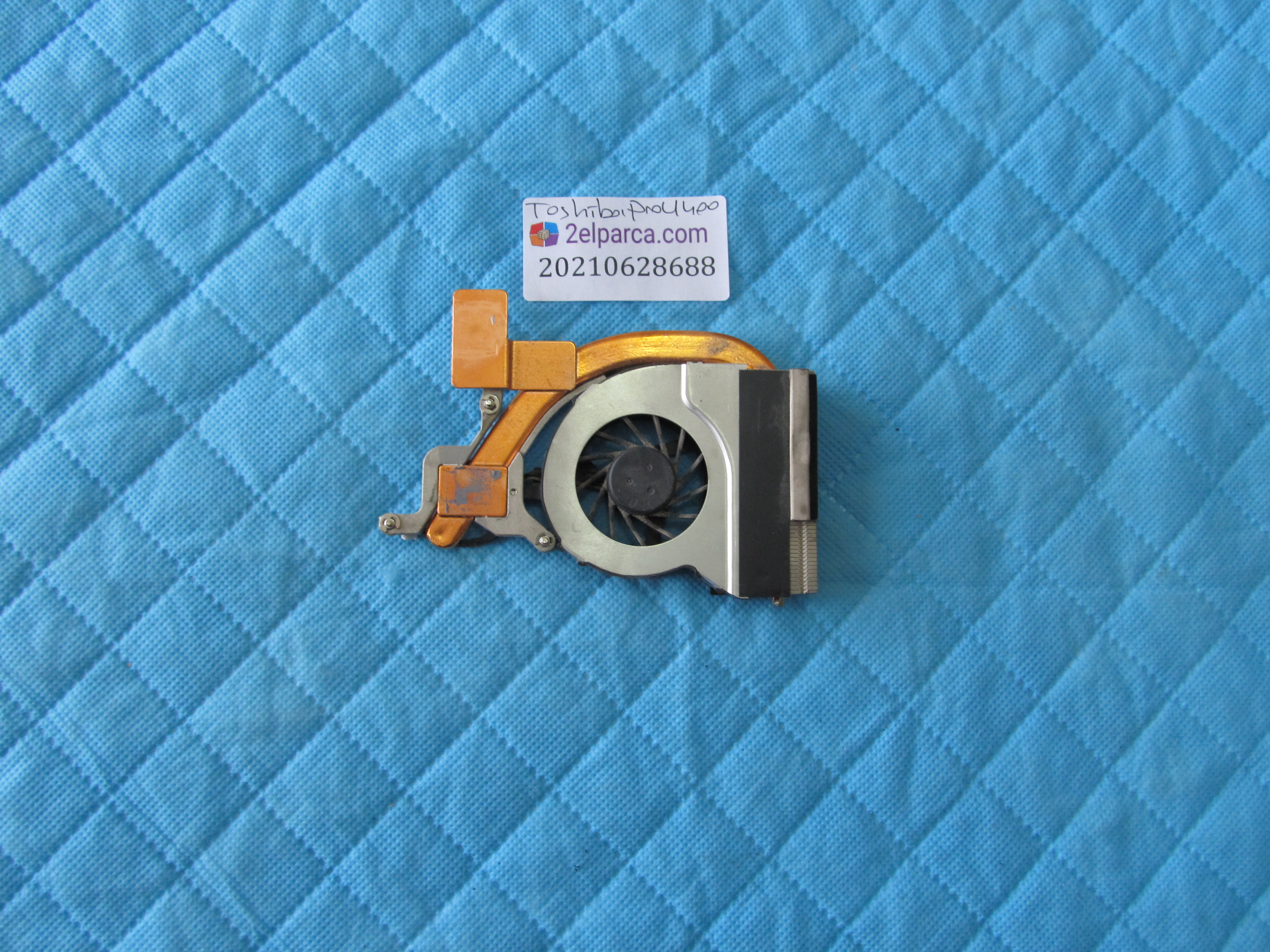 TOSHİBA Toshiba pro u400 fan bakir soğutucu (heatsink) orjinal ürün küçük görsel 2