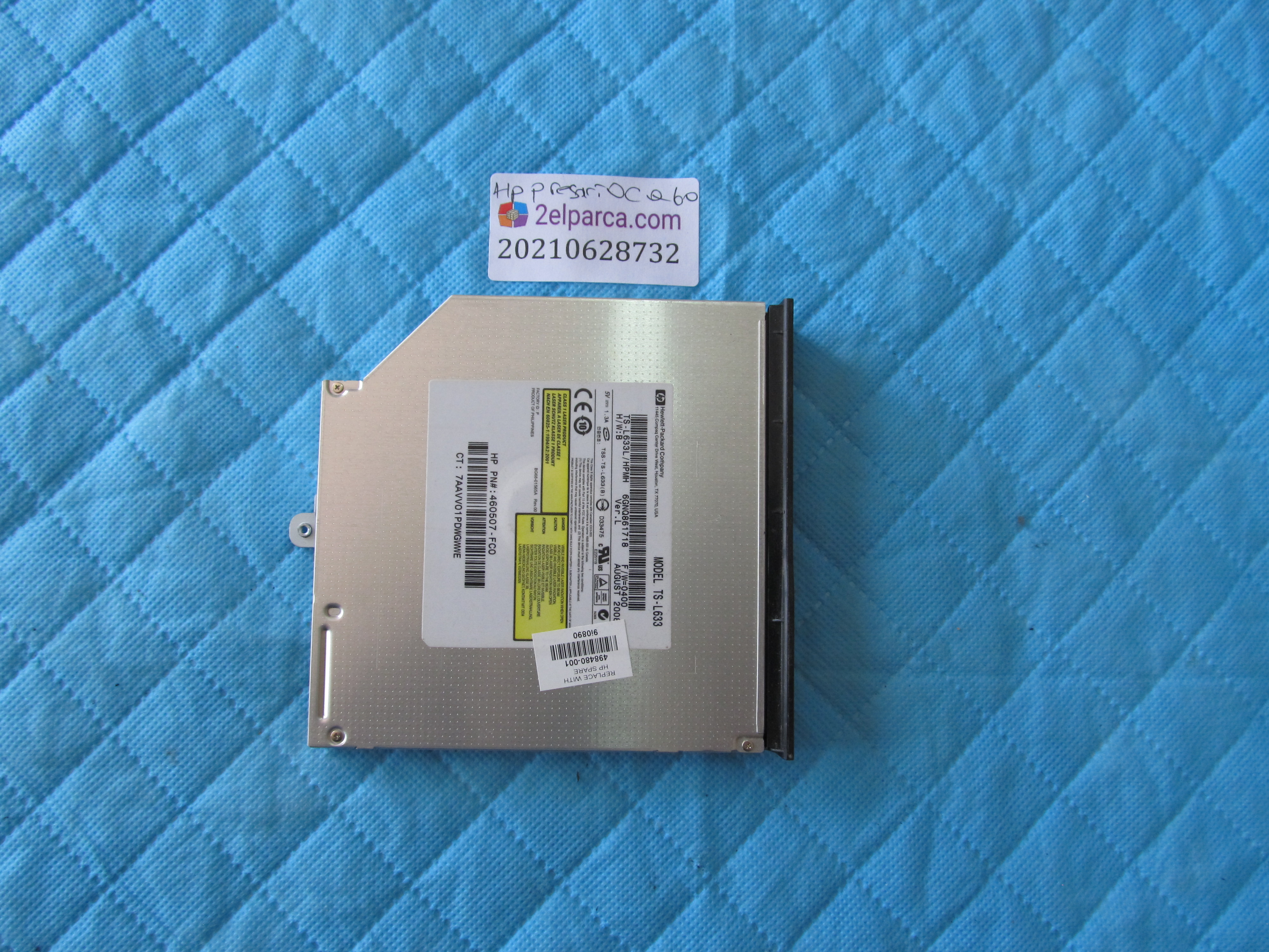 HP Hp presario cq60 dvd küçük görsel 2