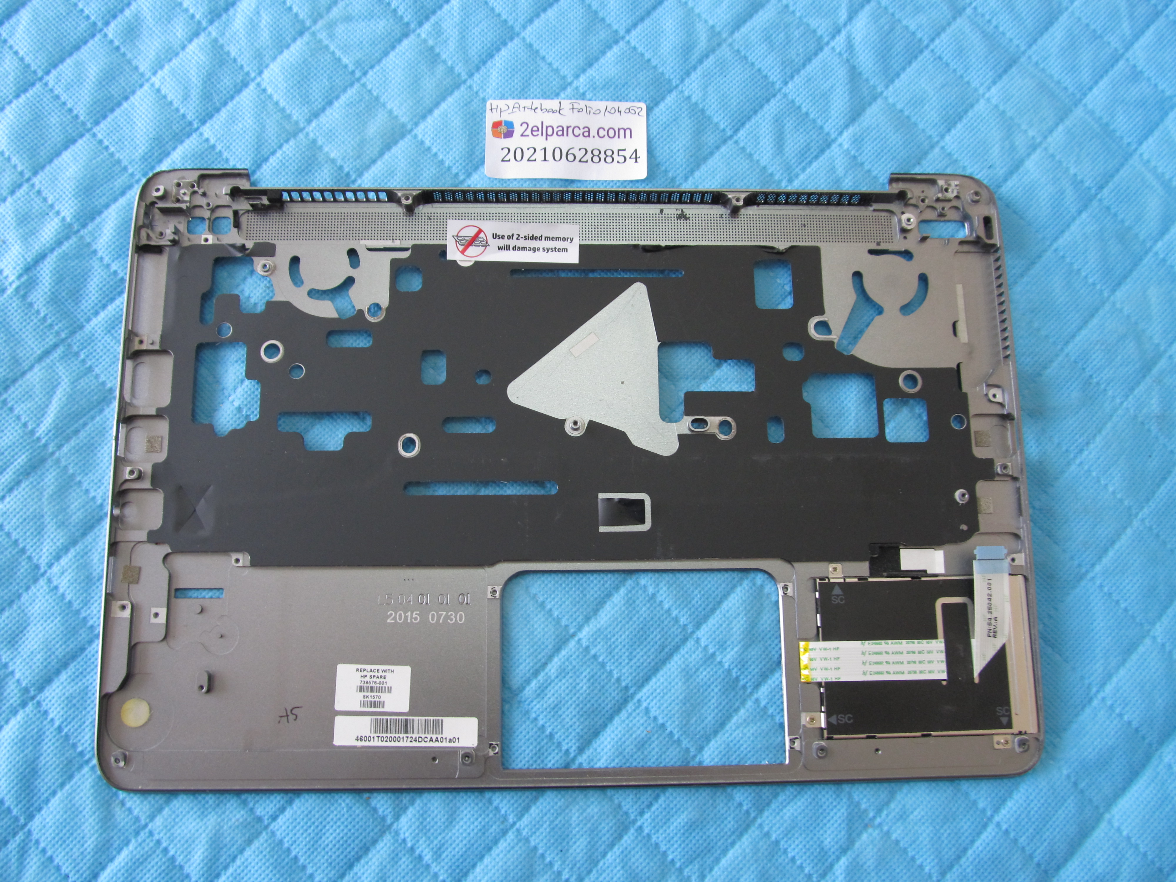 HP Hp elitebook folio 1040 g2 üst kasa klavye kasasi orjinal ürün küçük görsel 2