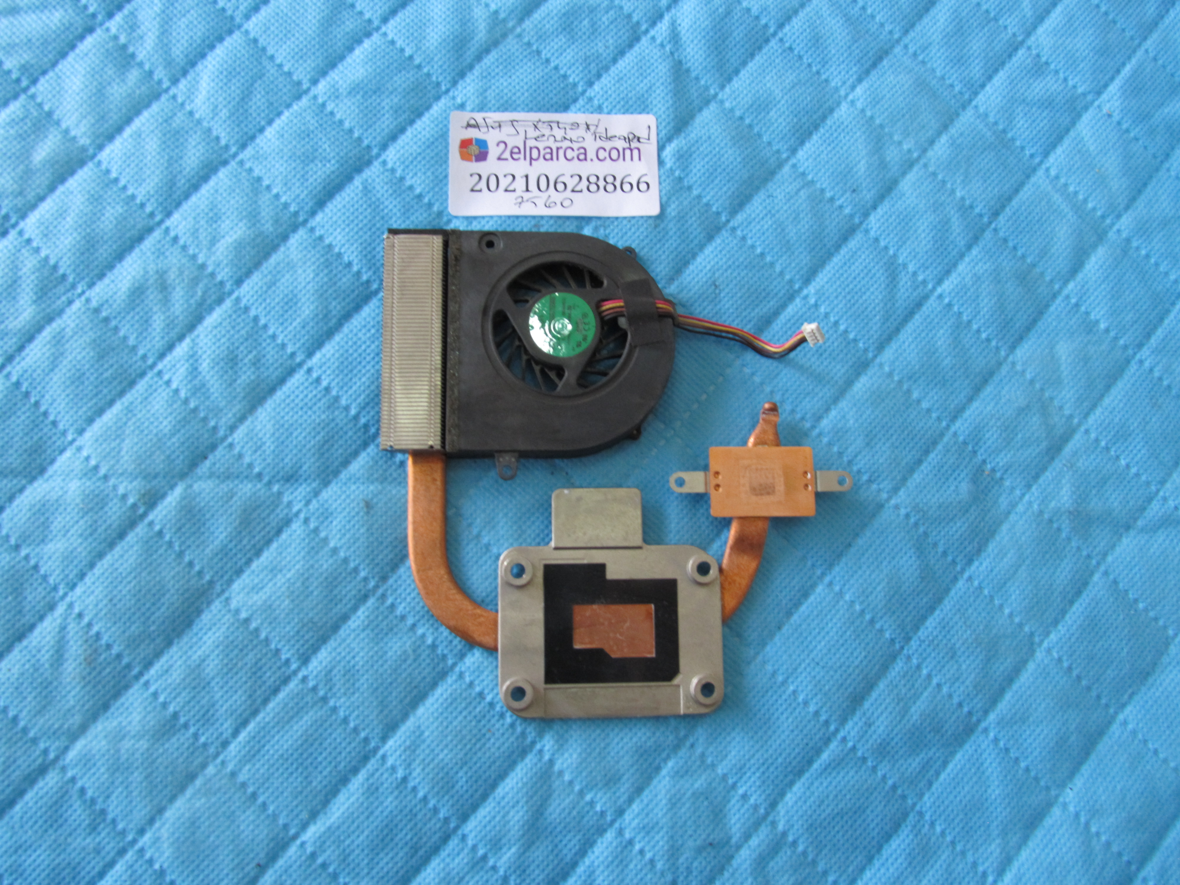 LENOVO Lenovo z560 fan bakir soğutucu (heatsink) küçük görsel 2