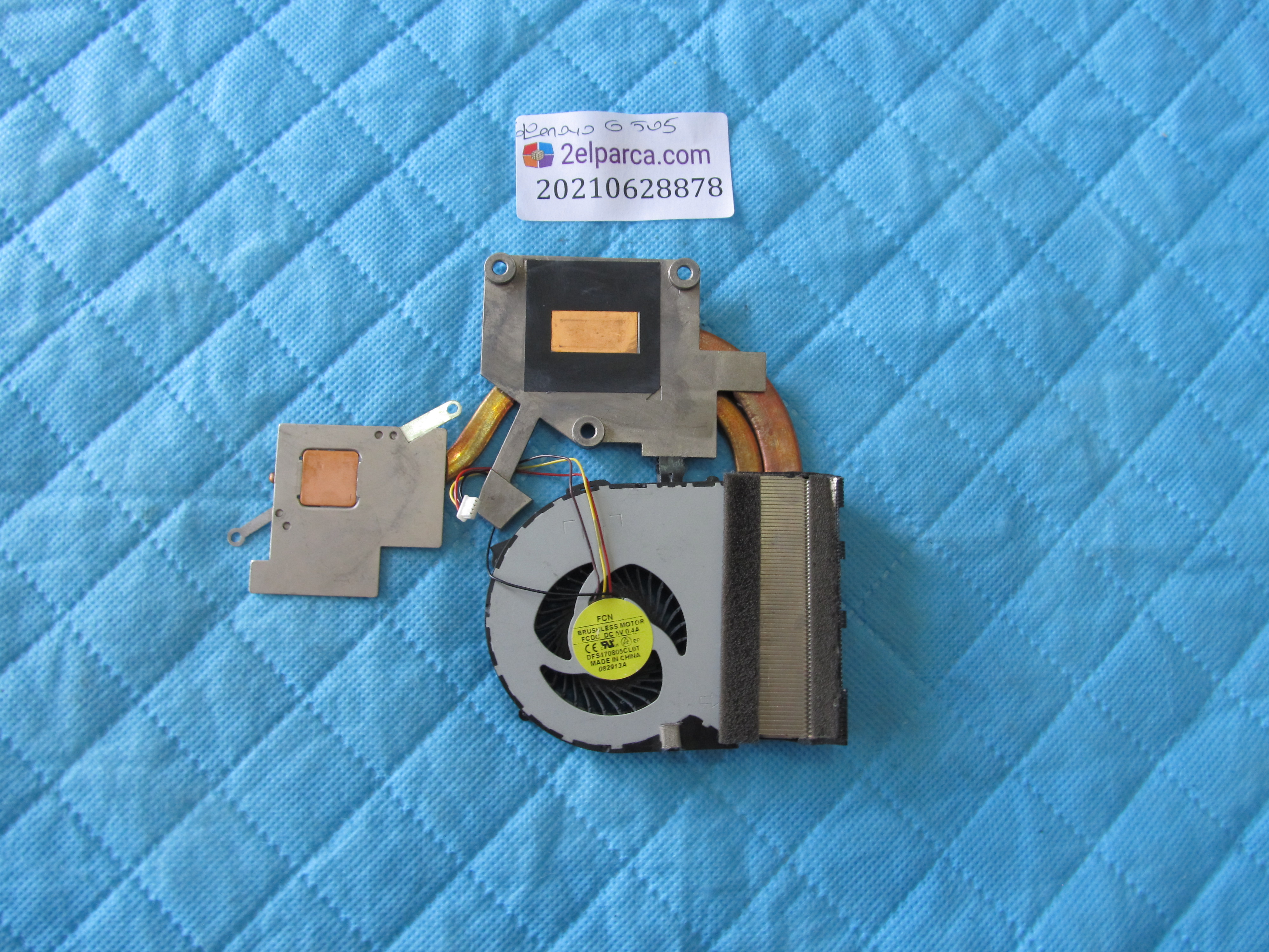 LENOVO Lenovo g505 fan bakir soğutucu (heatsink) küçük görsel 2