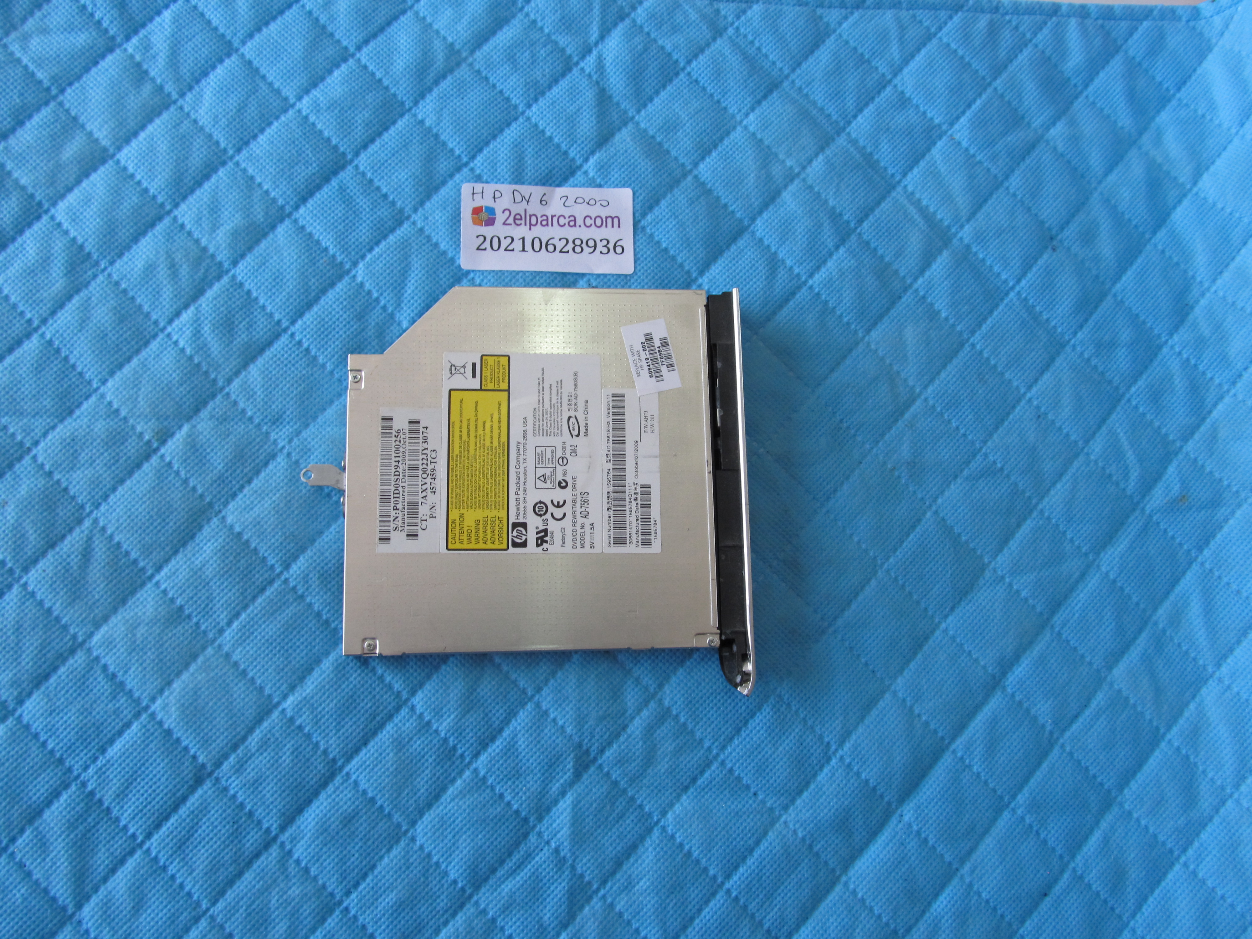 HP Hp dv6-2000 dvd küçük görsel 2