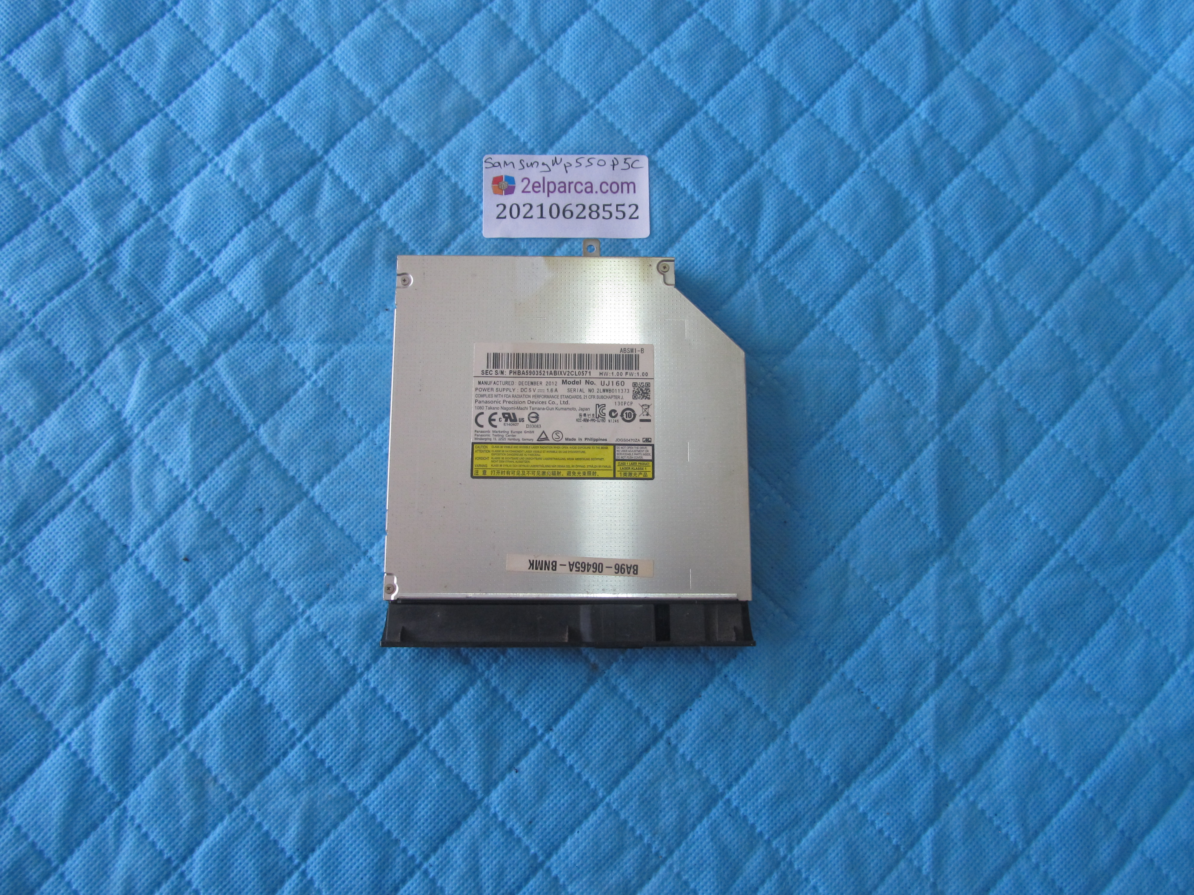 SAMSUNG Samsung np550p5c dvd küçük görsel 2