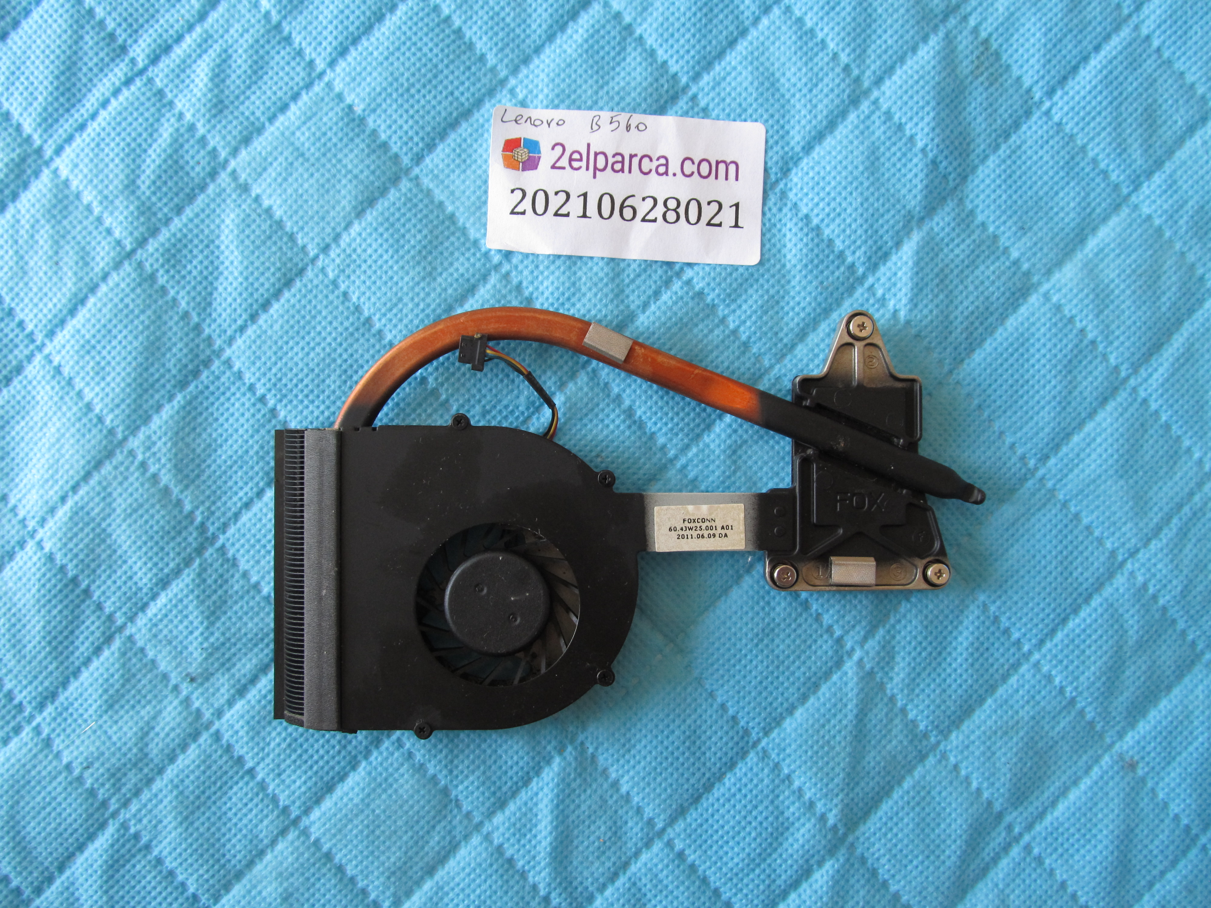 LENOVO Lenovo b560 fan bakir soğutucu (heatsink) küçük görsel 2