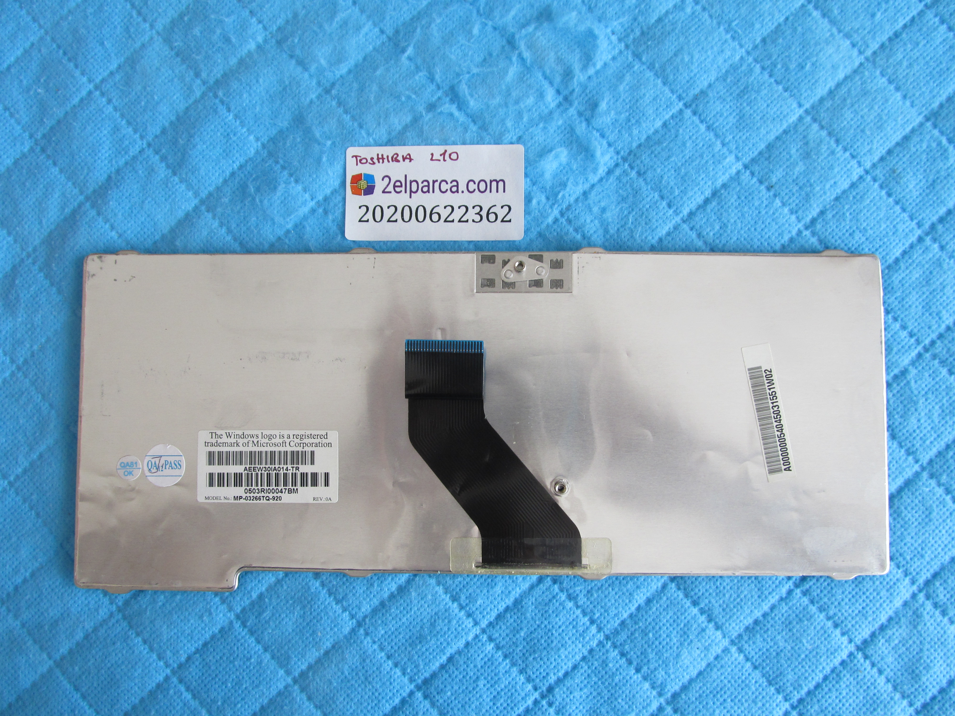 TOSHİBA Toshiba l10 klavye tr q orjinal ürün küçük görsel 2